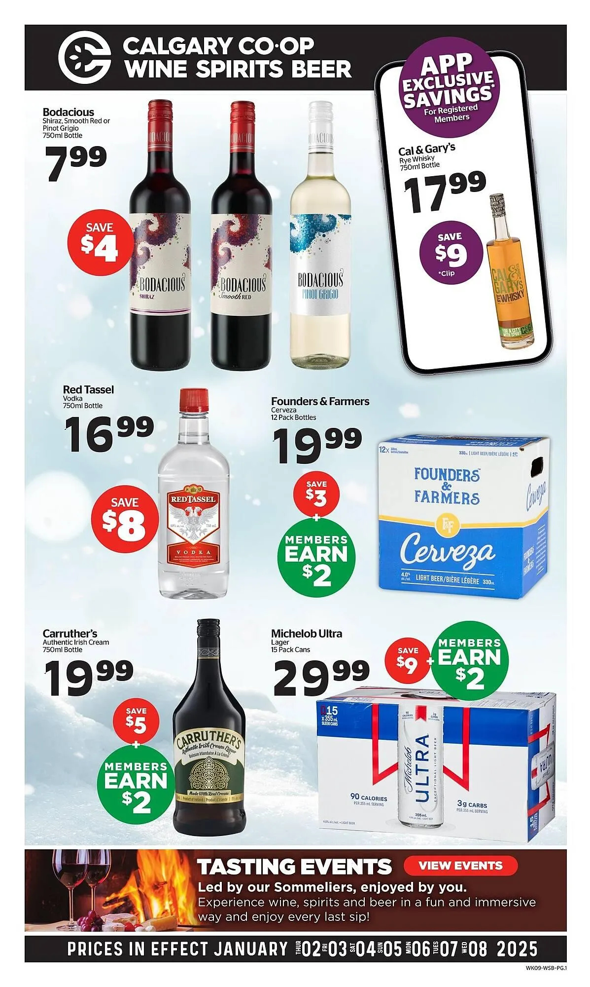 Calgary Co-op flyer from January 2 to January 15 2025 - flyer page 1