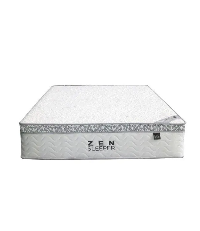 14" ZEN SLEEPER POCKET SPRING MATTRESS w/EURO TOPPER
