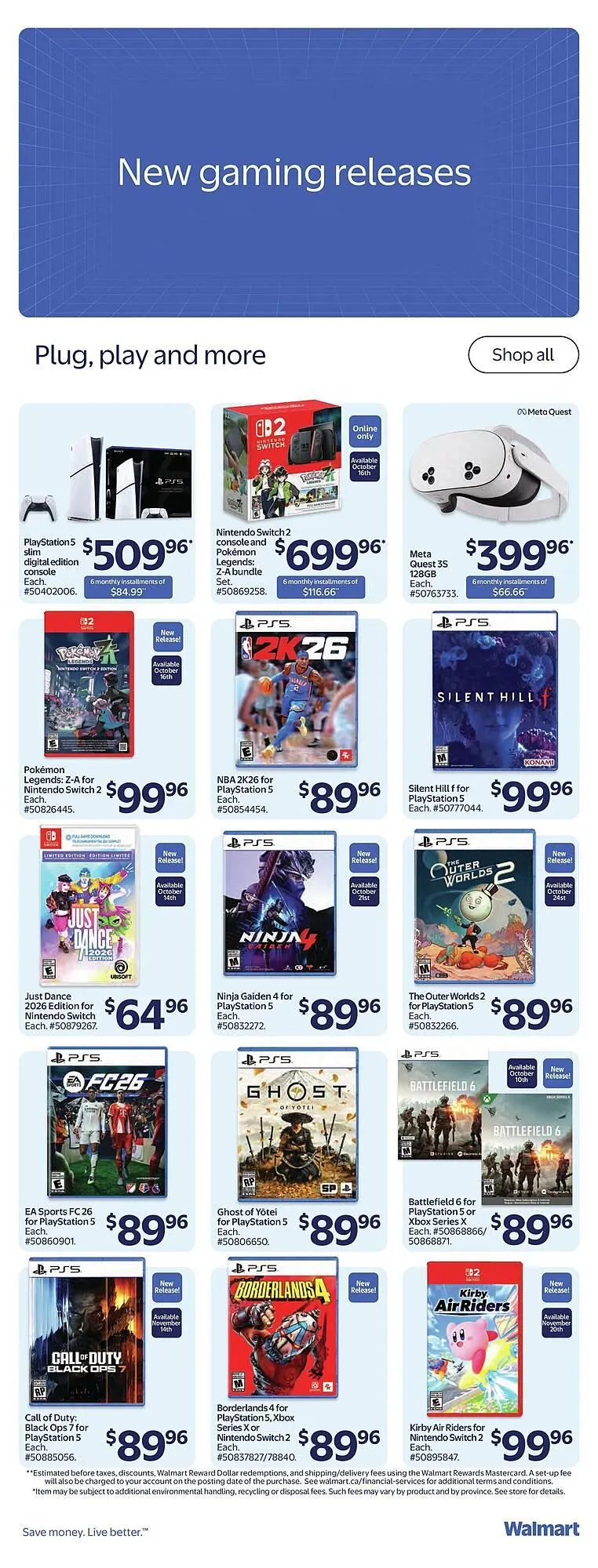 Walmart flyer from October 16 to October 22 2025 - flyer page 13