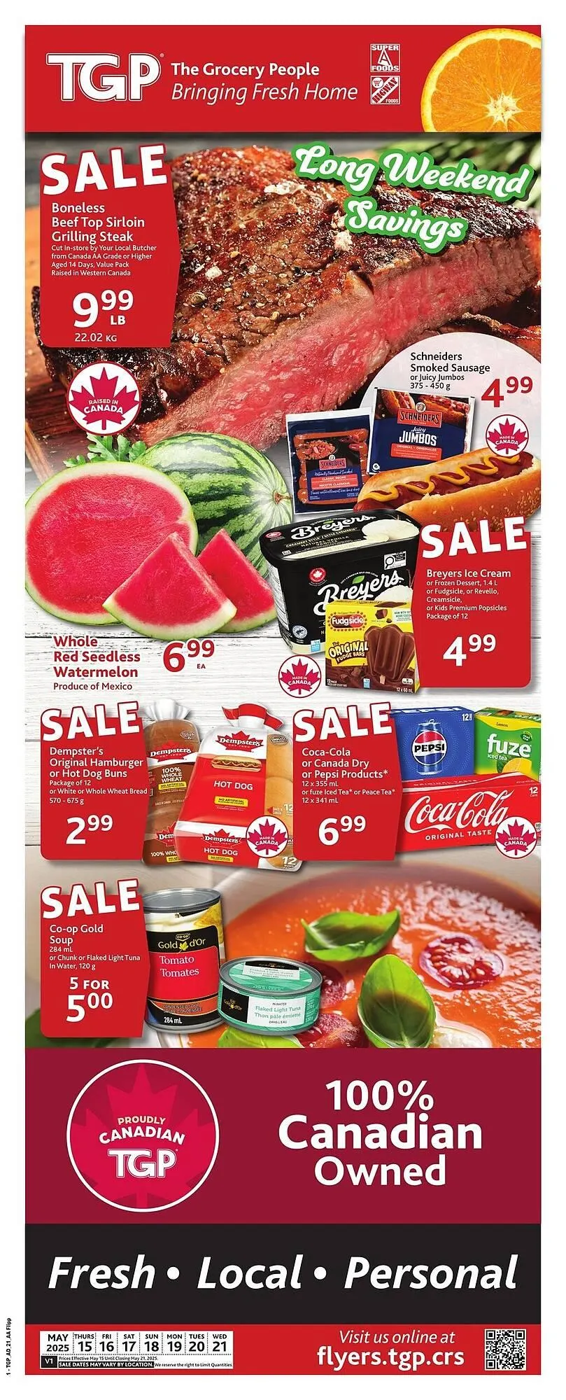 TGP The Grocery People flyer - 1