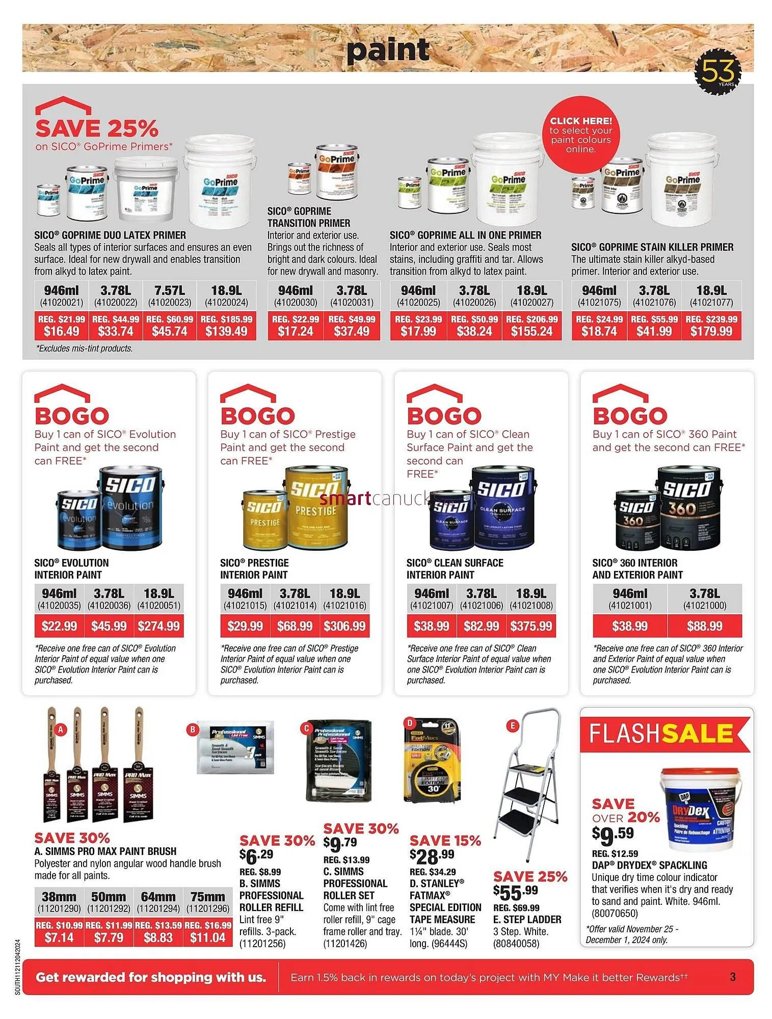 McMunn & Yates Building Supplies flyer from November 21 to November 27 2024 - flyer page 3