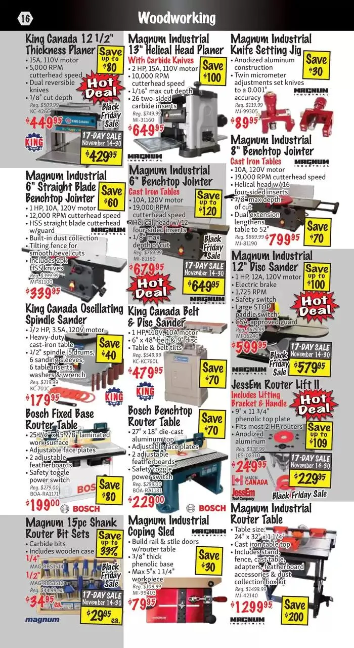 KMS Tools November 2024 Black Friday Sale from November 1 to November 15 2024 - flyer page 16