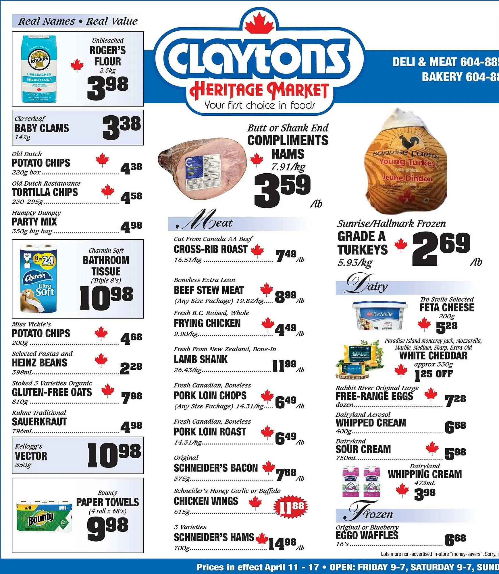 Claytons Heritage Market flyer - 1