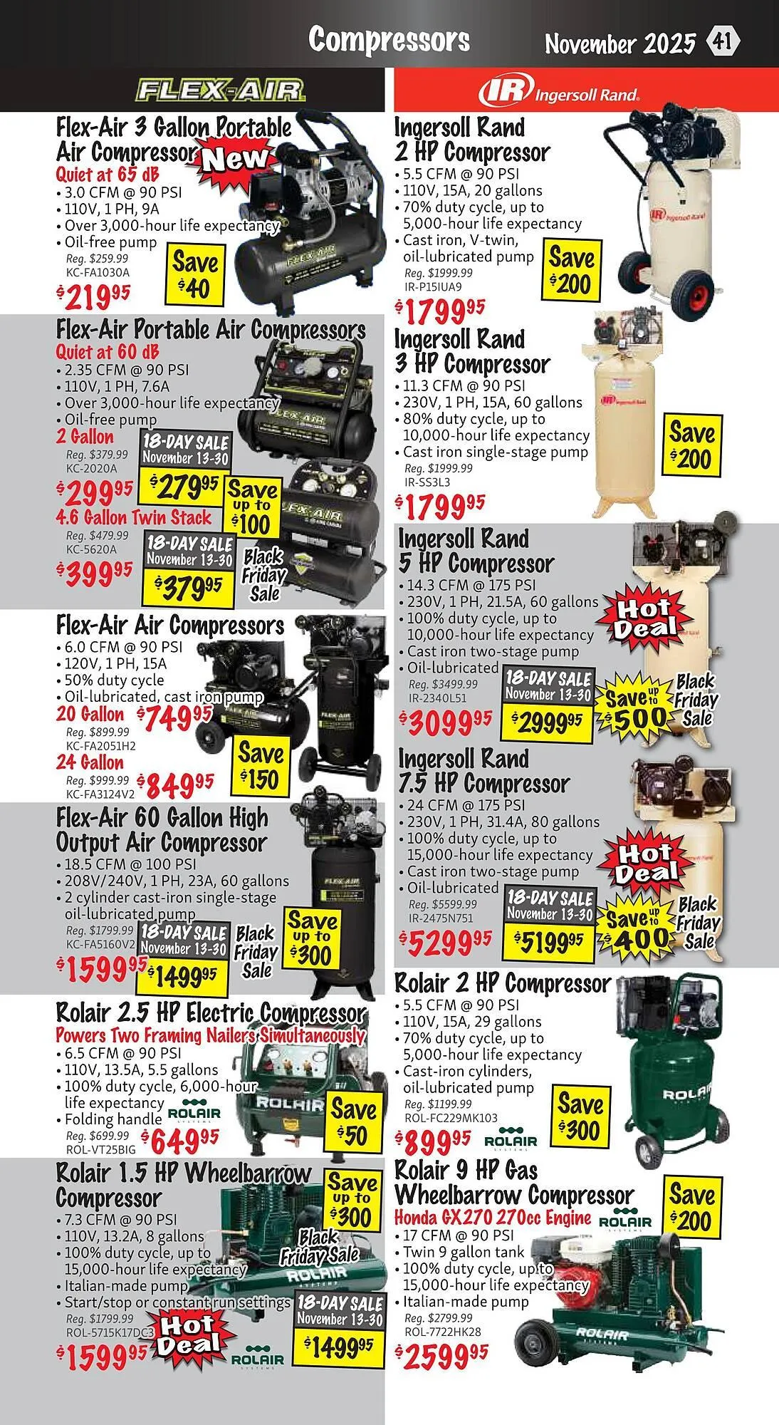 KMS Tools flyer from November 1 to November 30 2025 - flyer page 41