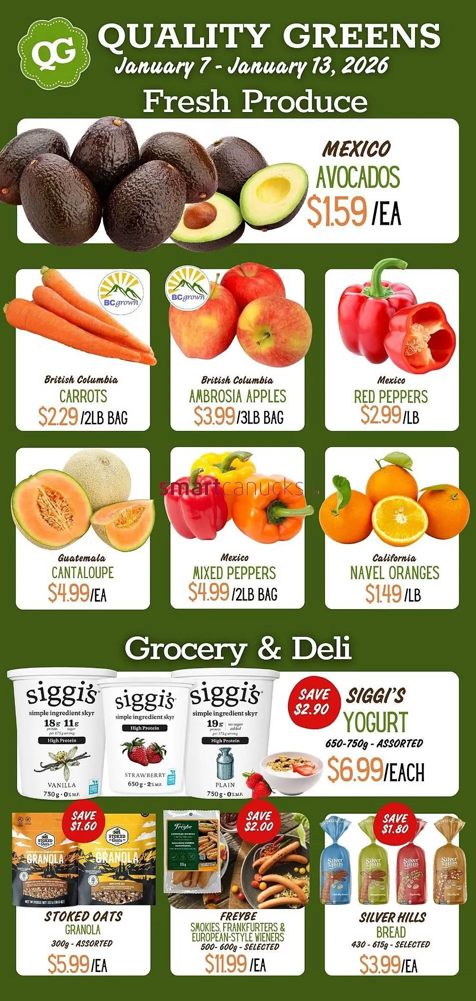 Quality Greens flyer from January 7 to January 13 2026 - flyer page 1