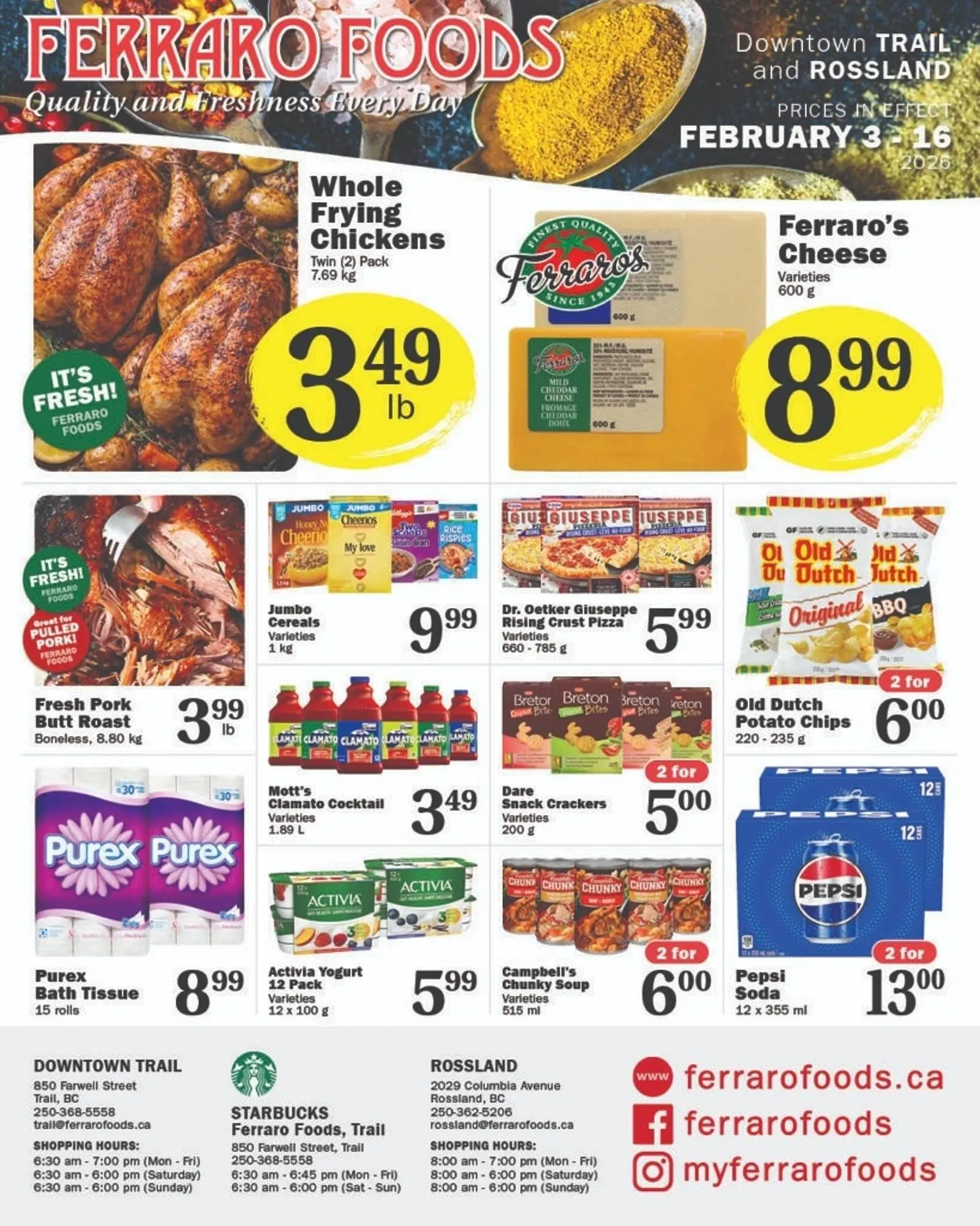 Ferraro Foods flyer - 1