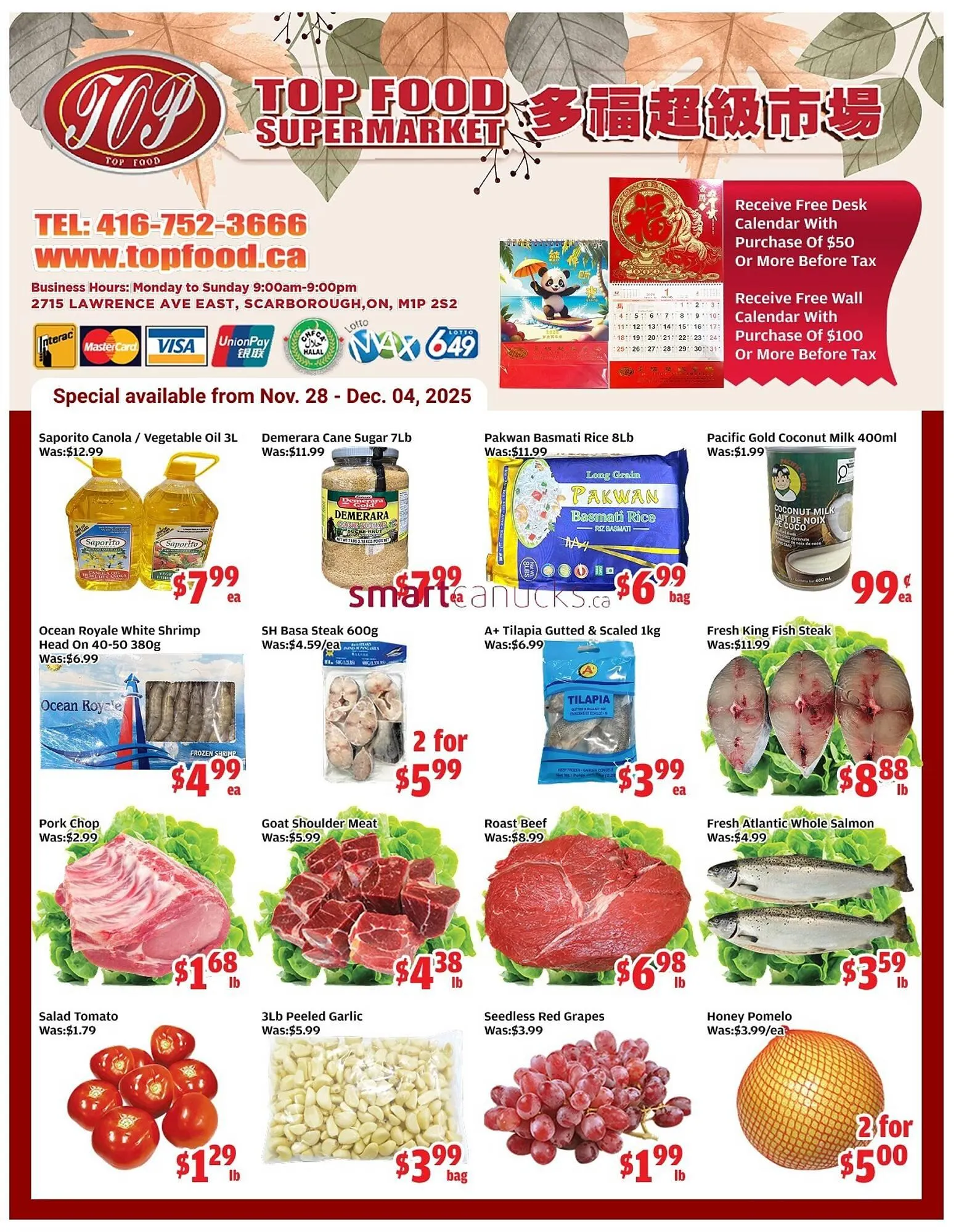 Top Food Supermarket flyer from November 28 to December 4 2025 - flyer page 1
