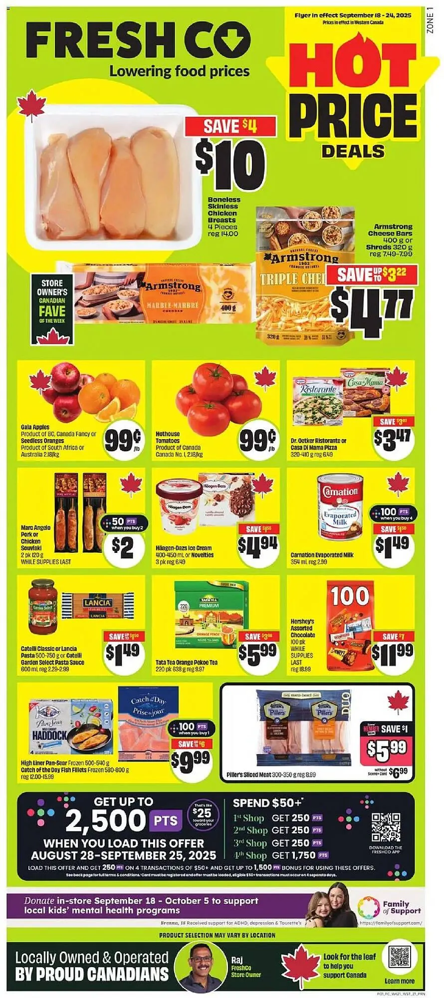 FreshCo flyer from September 18 to September 24 2025 - flyer page 1