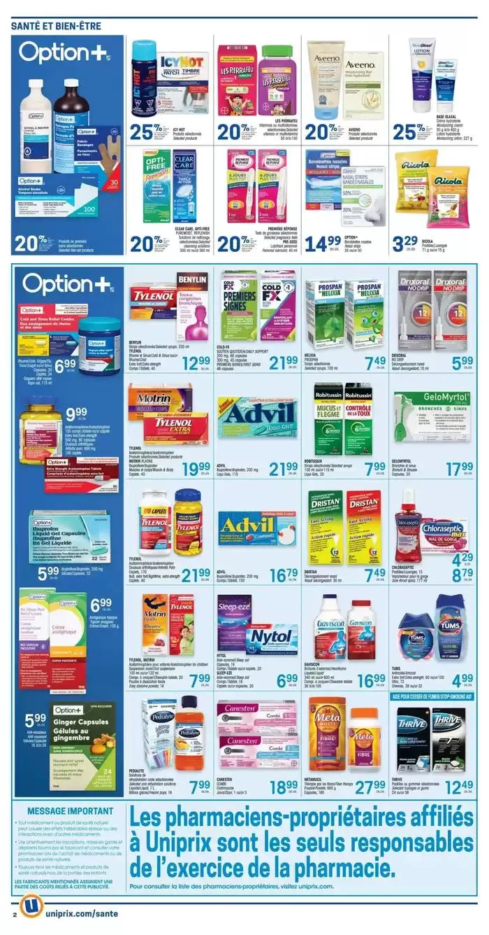 Uniprix Weekly ad from January 9 to January 15 2025 - flyer page 3