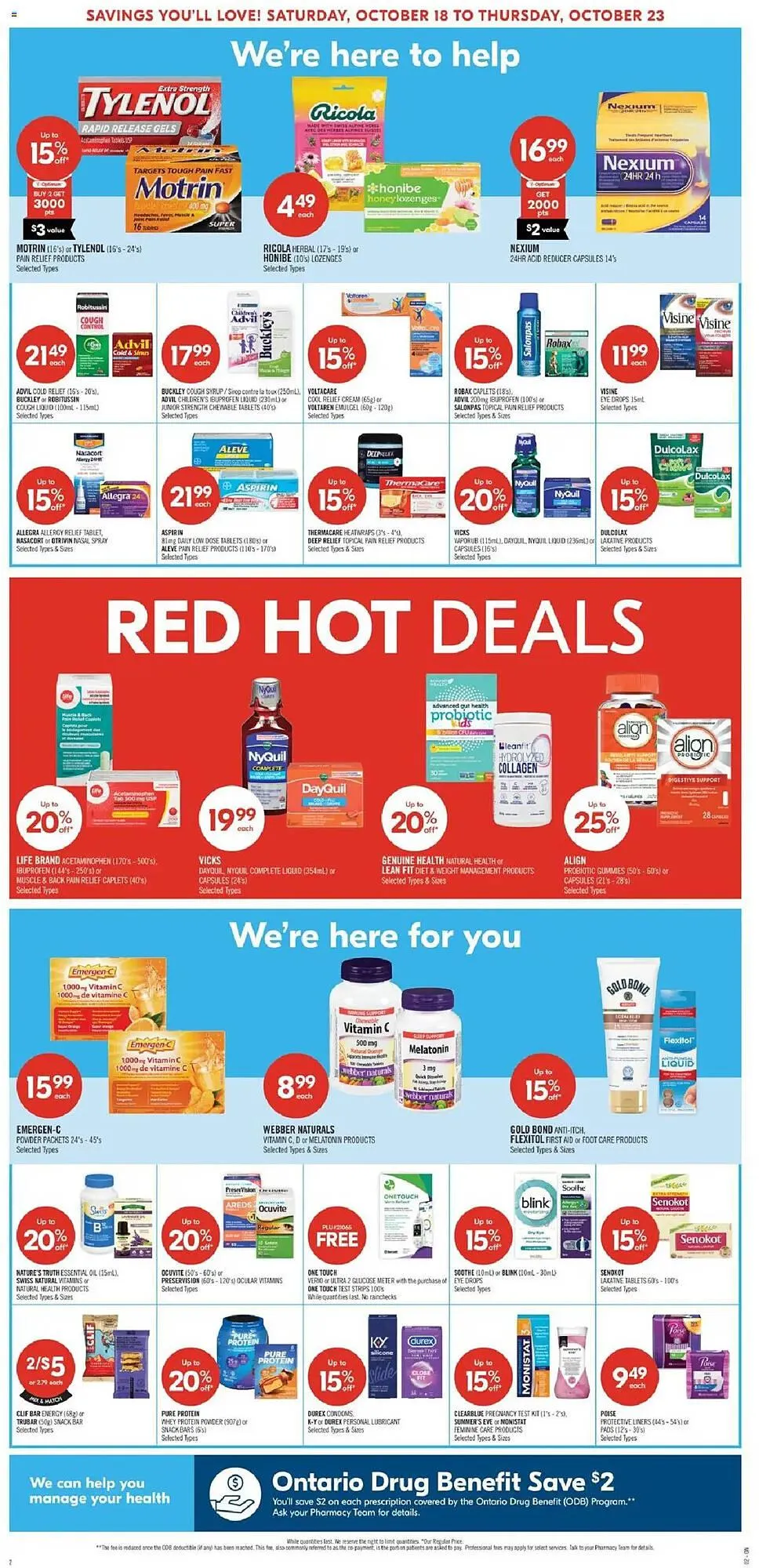Shoppers Drug Mart flyer from October 18 to October 24 2025 - flyer page 4