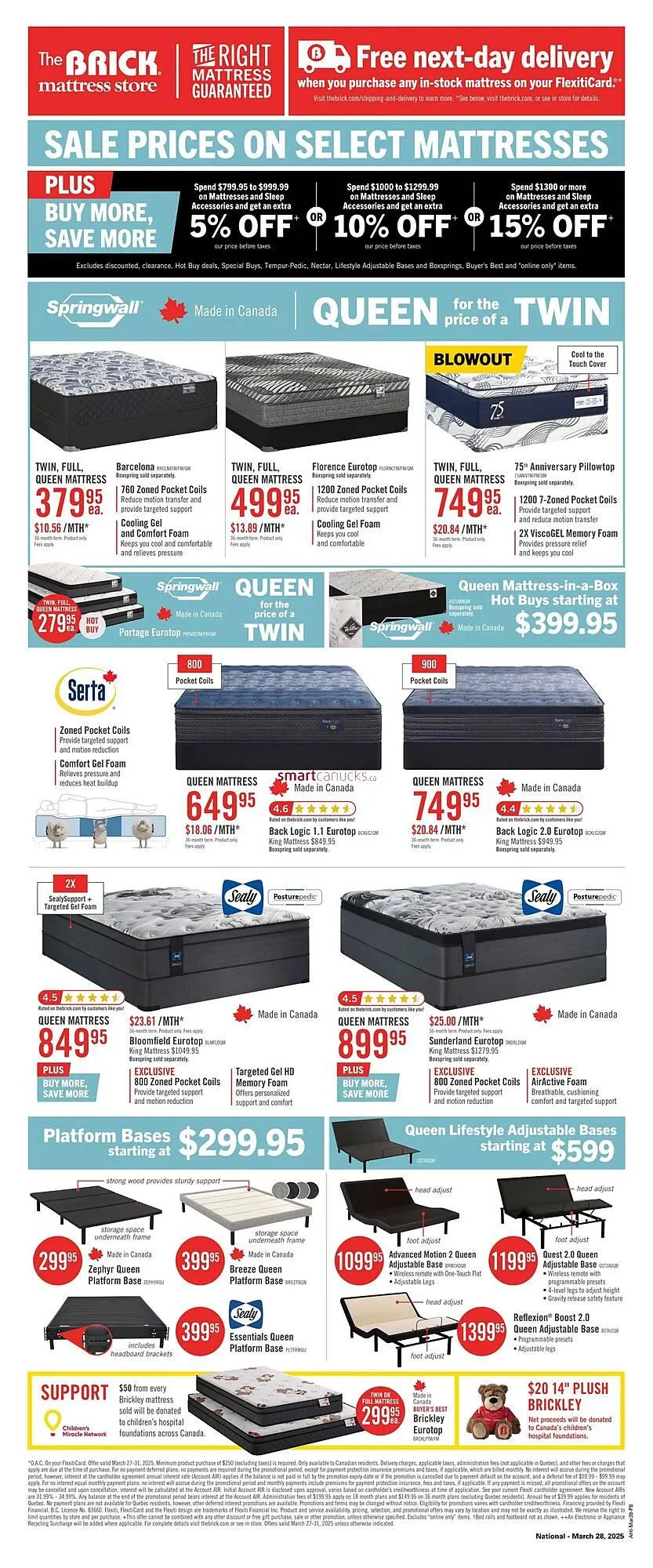 The Brick flyer from March 27 to April 9 2025 - flyer page 10