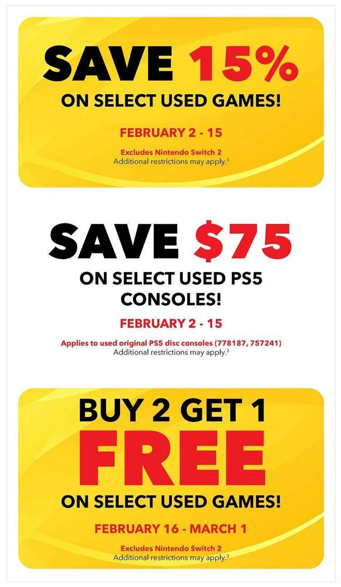 EB Games flyer from February 2 to March 2 2026 - flyer page 5