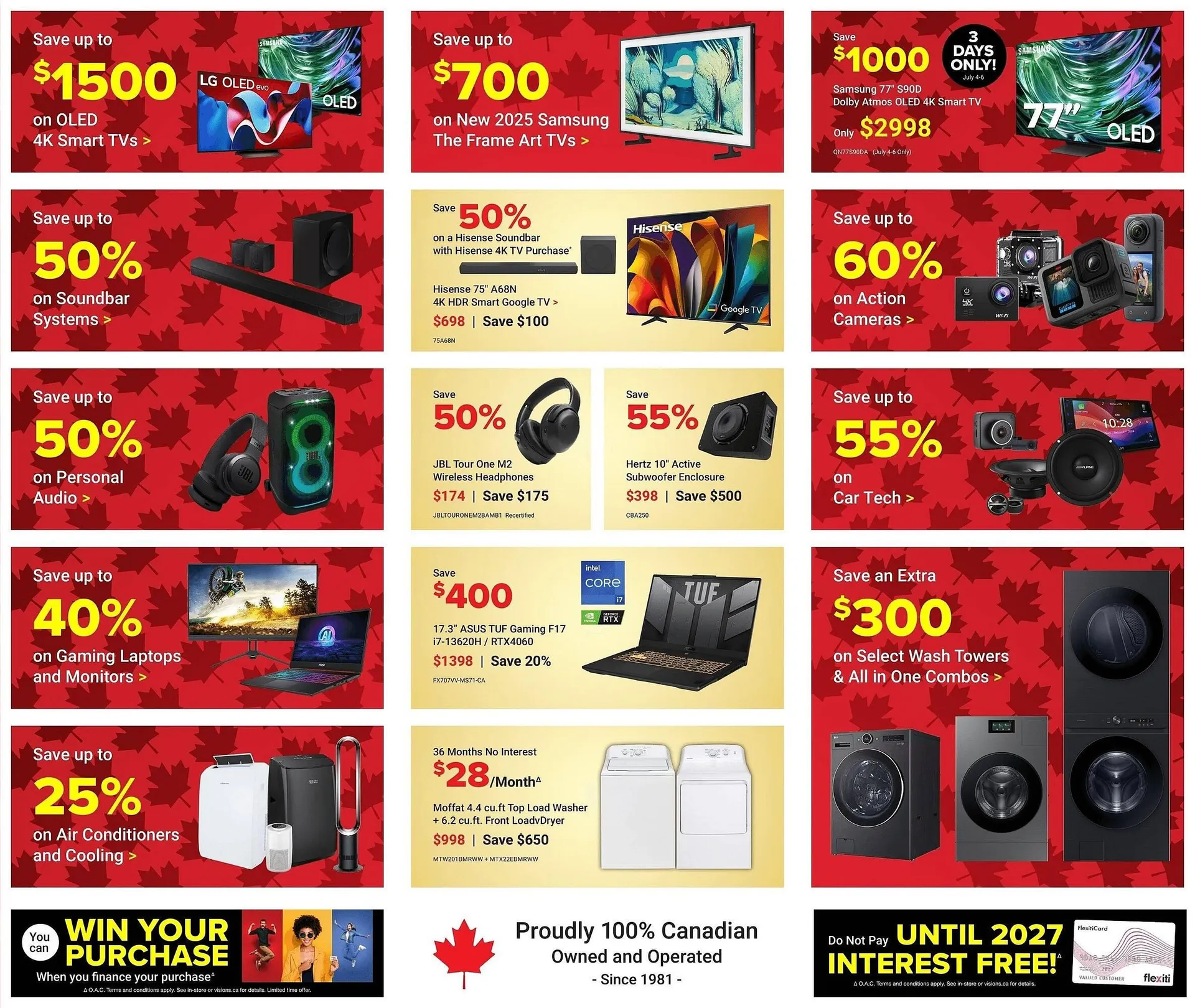 Visions Electronics flyer from July 4 to July 10 2025 - flyer page 2