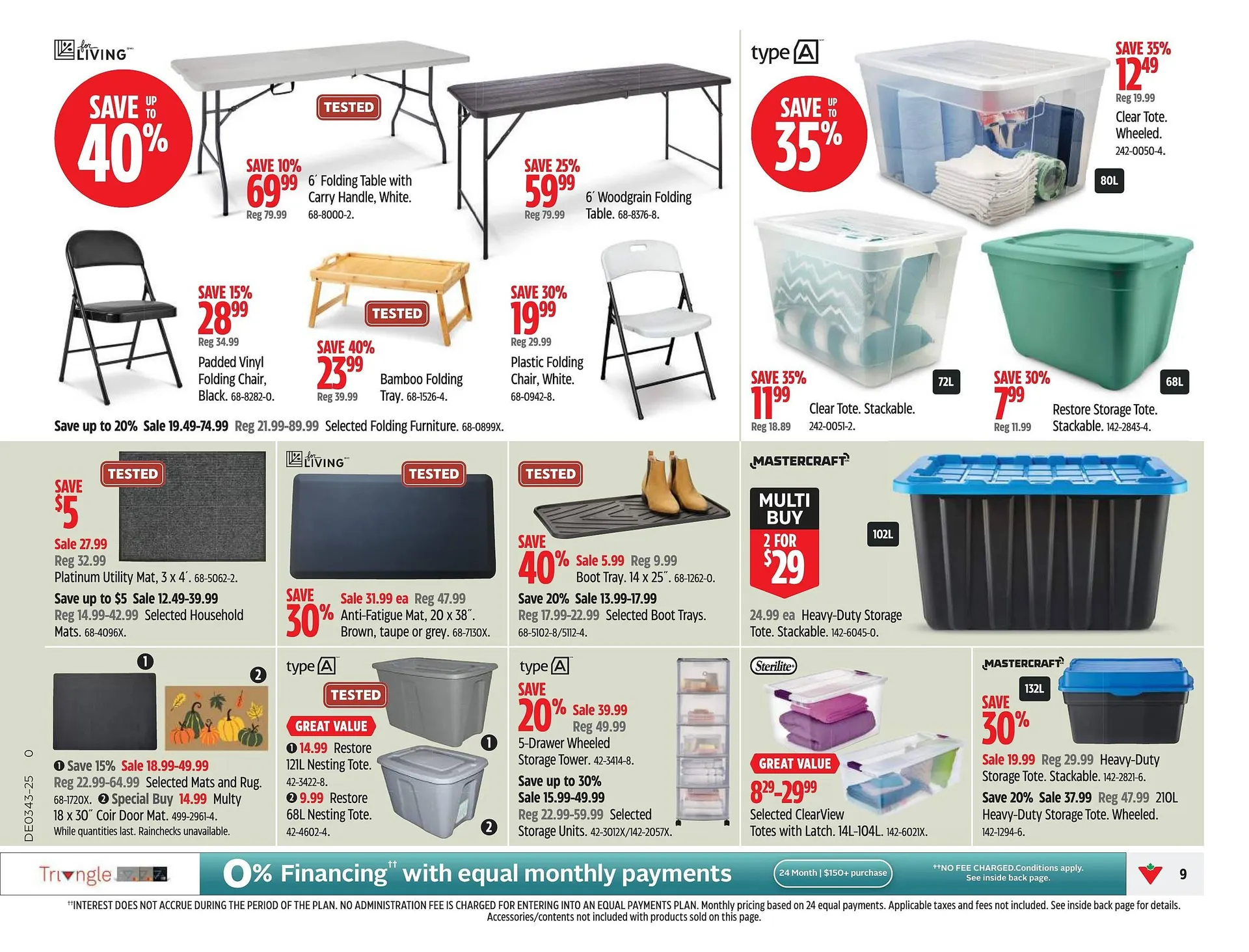 Canadian Tire flyer from October 16 to October 22 2025 - flyer page 9