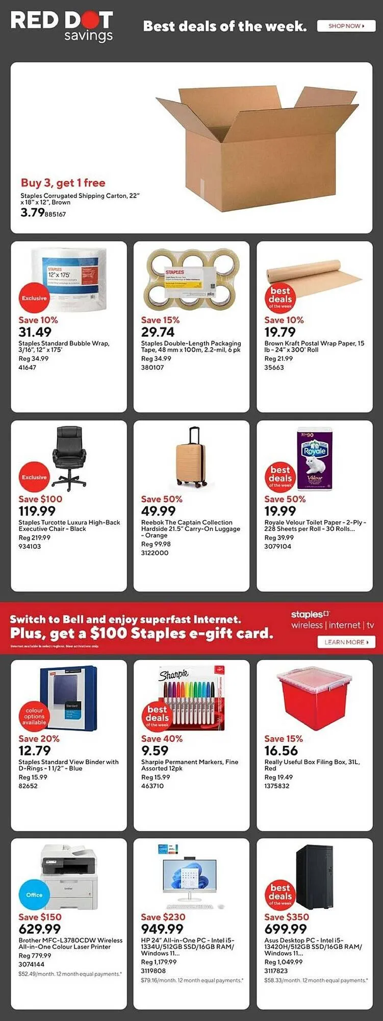 Staples flyer from November 7 to November 14 2025 - flyer page 2