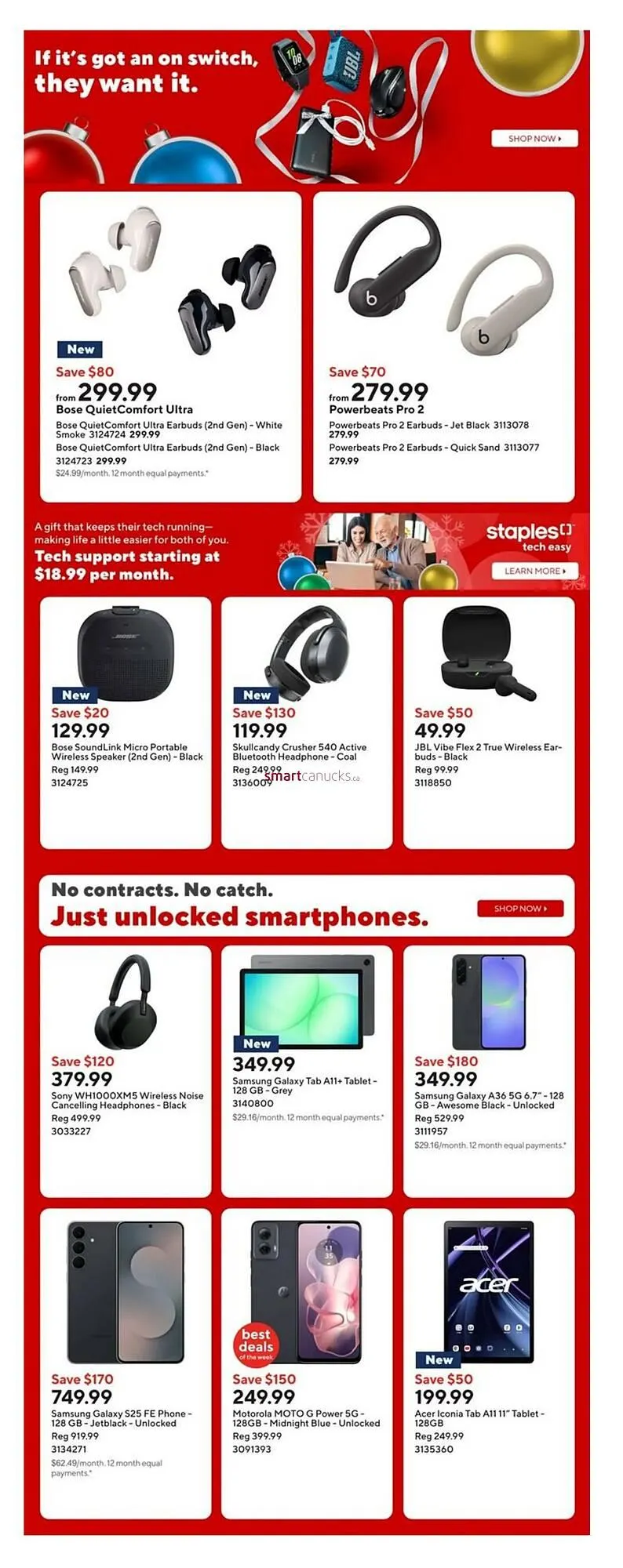 Staples flyer from December 5 to December 11 2025 - flyer page 6