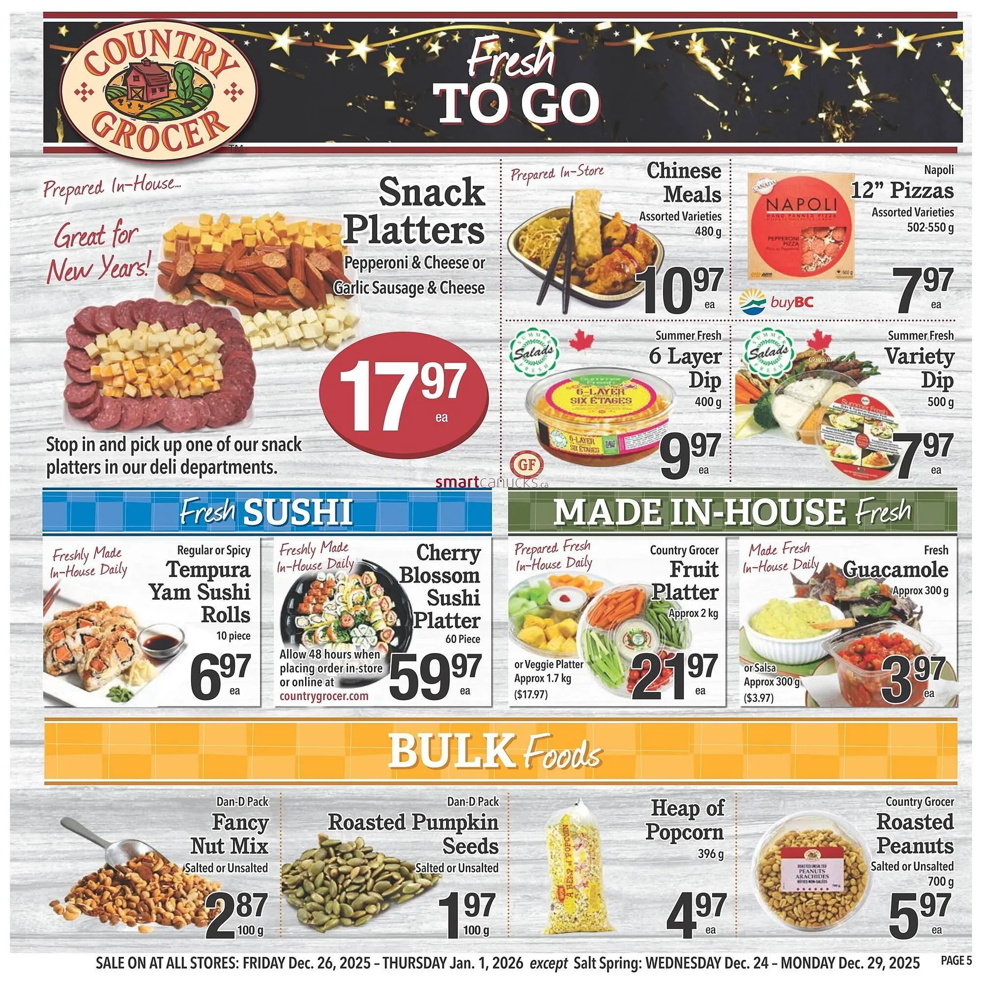 Country Grocer flyer from December 26 to January 1 2026 - flyer page 5