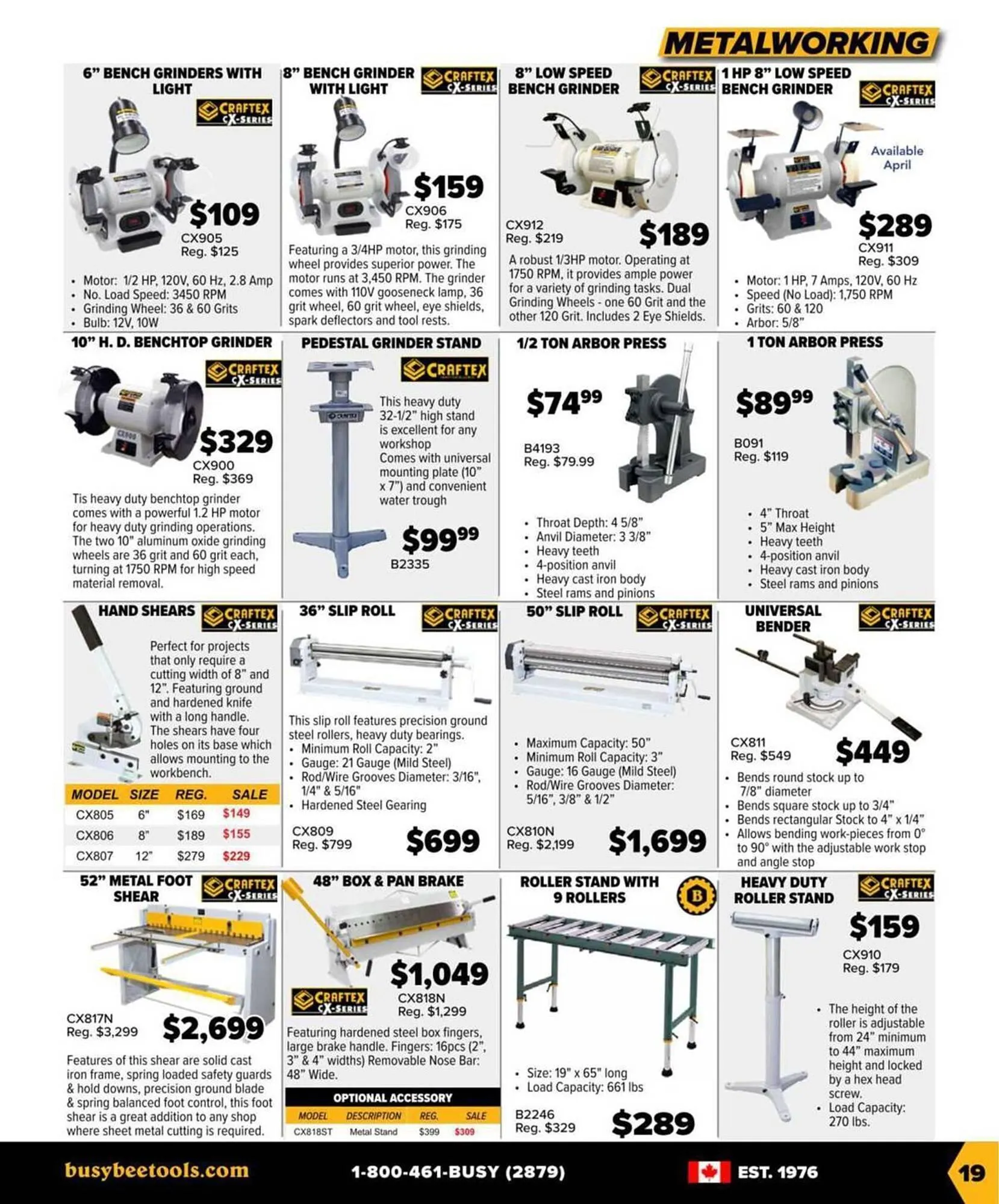 Busy Bee Tools flyer from April 5 to May 31 2025 - flyer page 19
