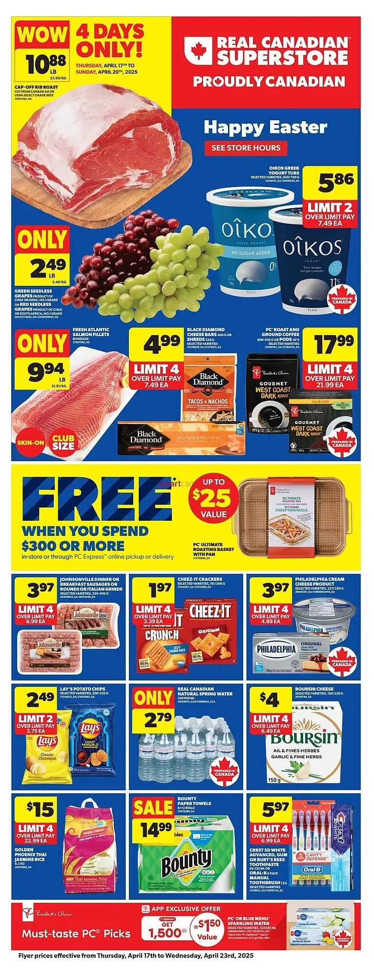 Real Canadian Superstore flyer from April 17 to April 23 2025 - flyer page 3