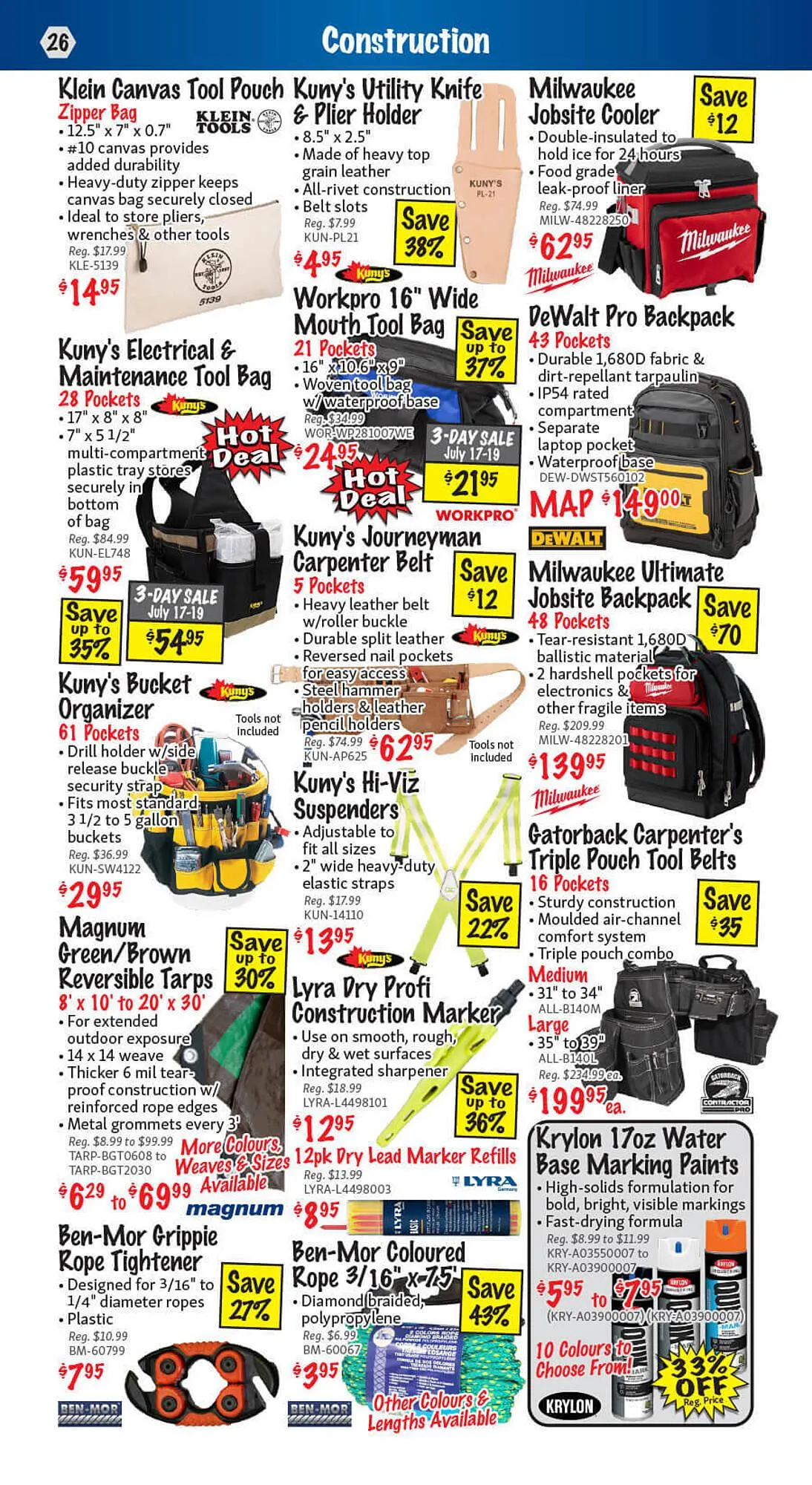 KMS Tools flyer from July 3 to July 9 2025 - flyer page 26