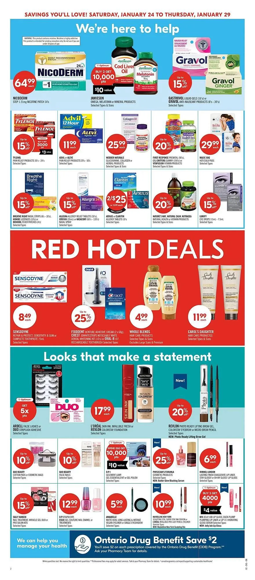 Shoppers Drug Mart flyer from January 24 to January 29 2026 - flyer page 4