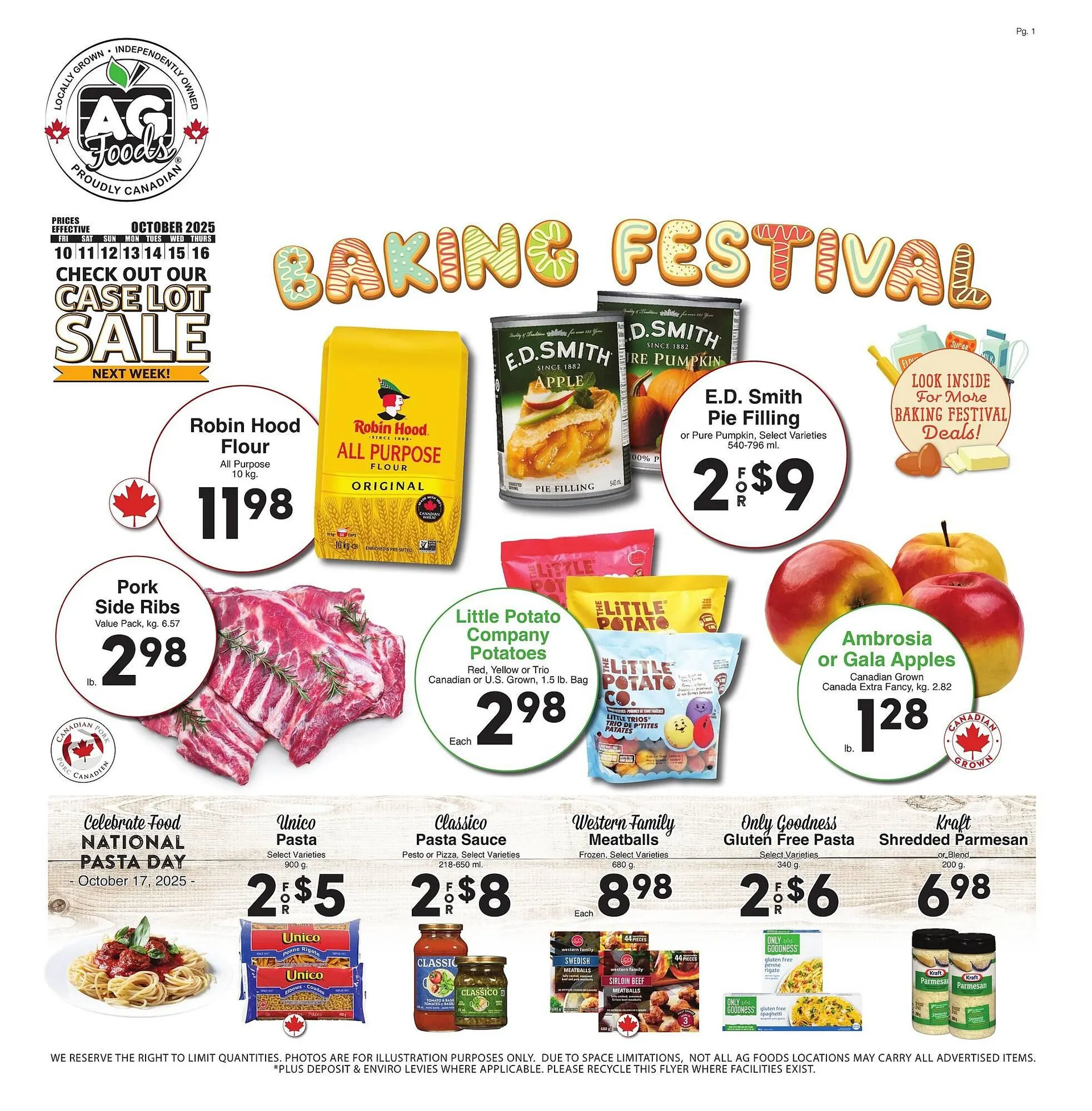AG Foods flyer from October 10 to October 16 2025 - flyer page 1