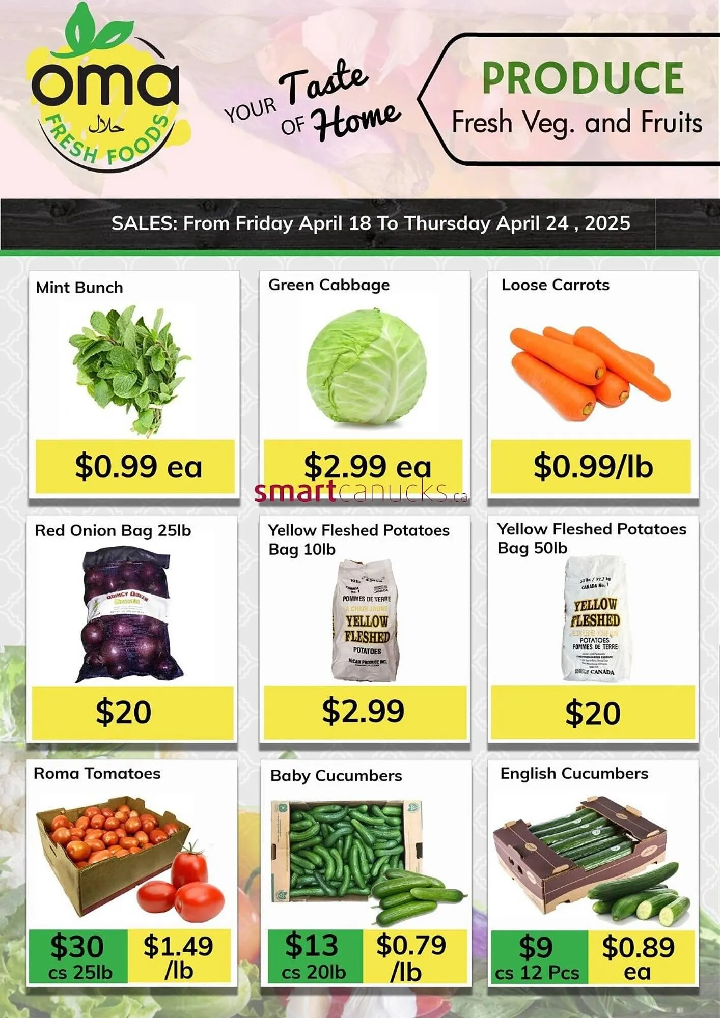 Oma Fresh Foods flyer from April 18 to April 24 2025 - flyer page 7