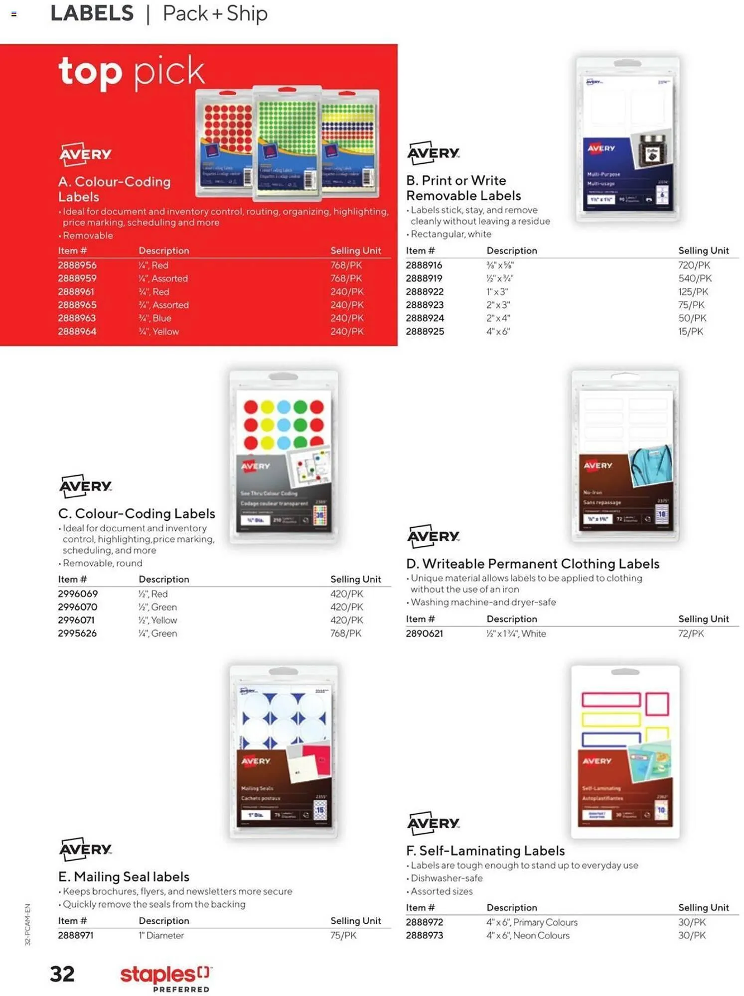 Staples flyer from September 4 to September 4 2025 - flyer page 34