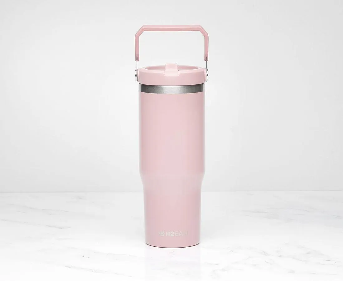 Double Walled Sip Bottle, Pink, 30 oz