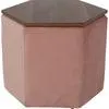 Haxel Storage Ottoman - Royale Blush
