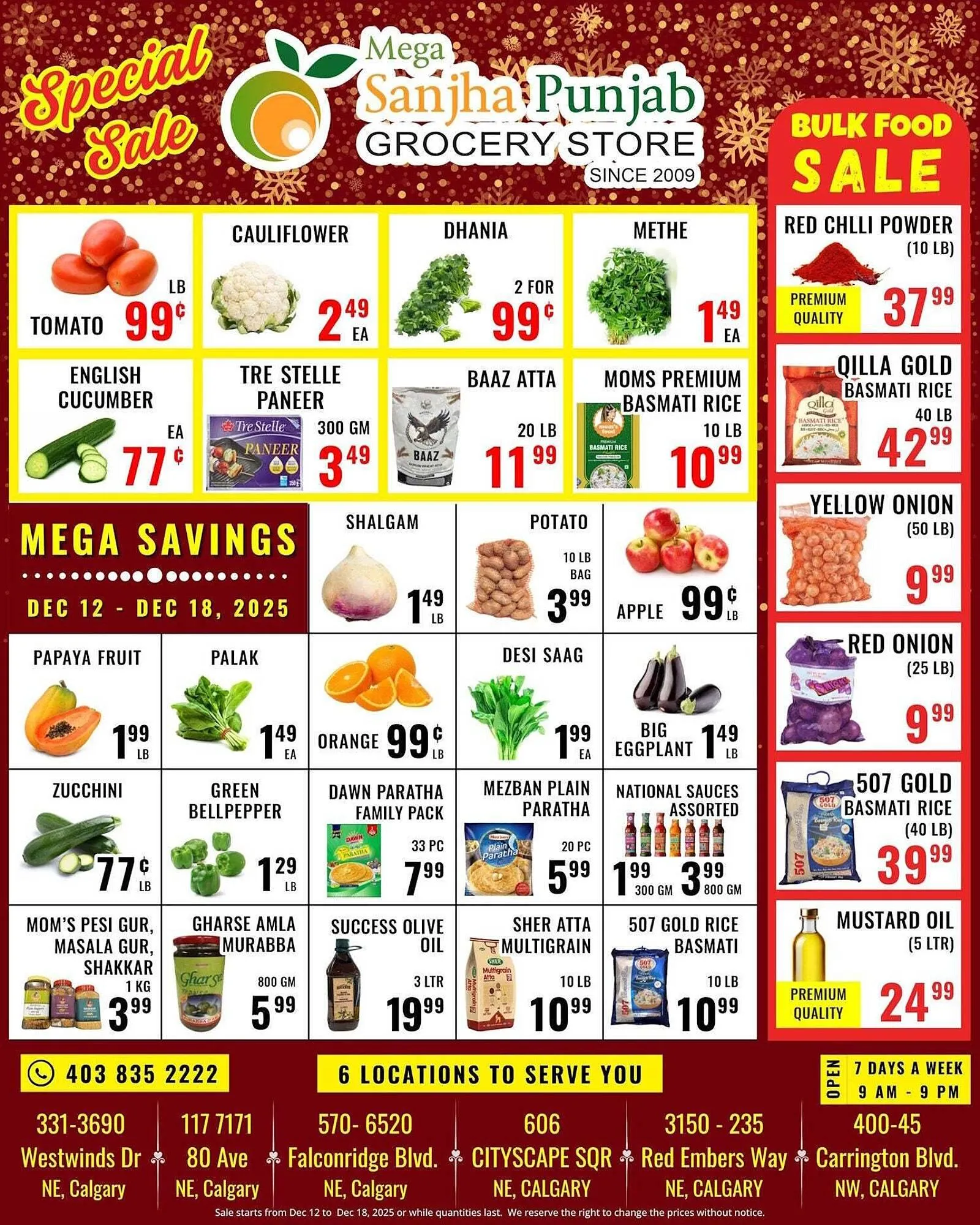 Mega Sanjha Punjab Grocery Store flyer - 1