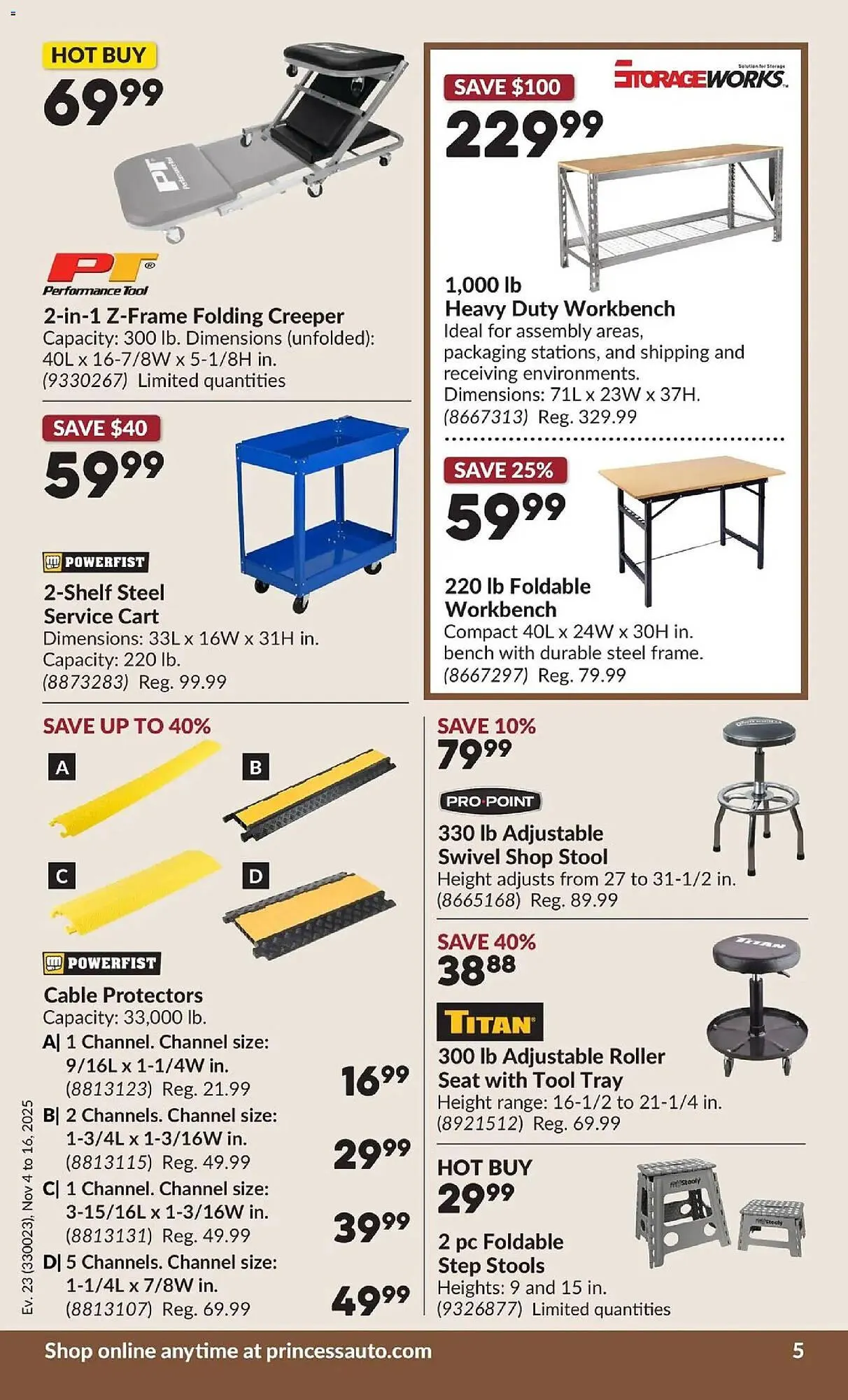 Princess Auto flyer from November 4 to November 17 2025 - flyer page 12