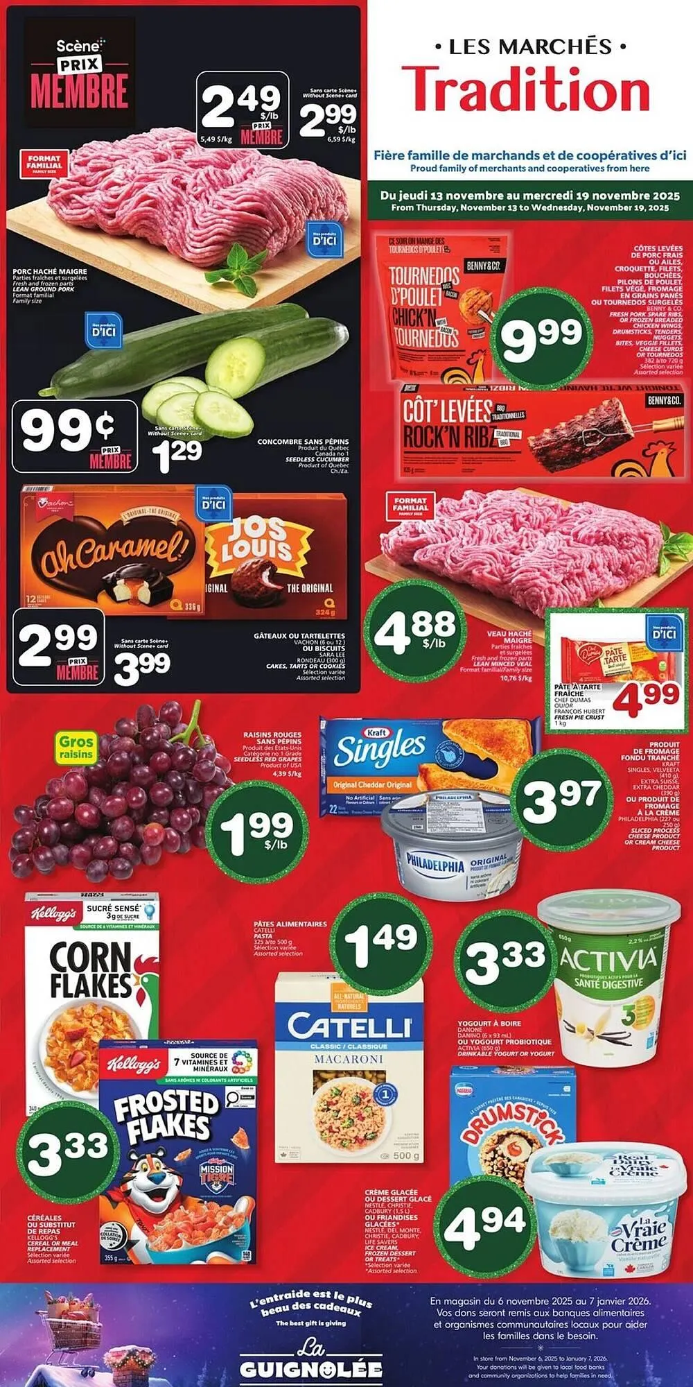 Marches Tradition flyer from November 13 to November 20 2025 - flyer page 1