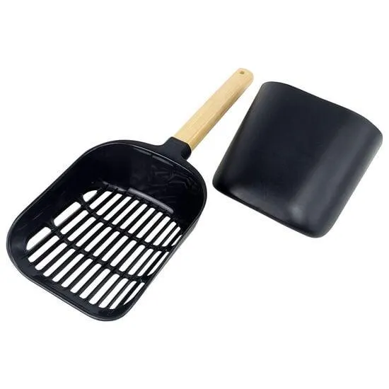 Sturdy Litter Scoop with Holder