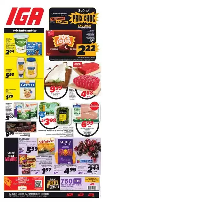 Quebec from January 9 to January 15 2025 - flyer page 1