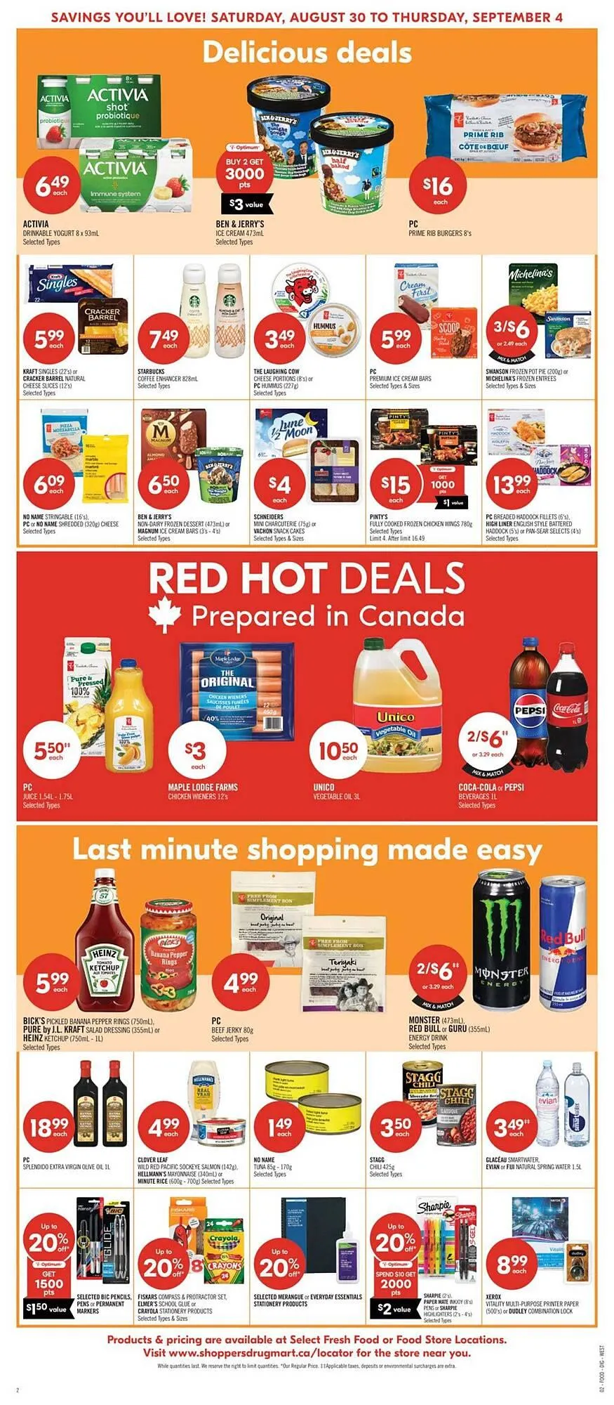 Shoppers Drug Mart flyer from August 29 to October 1 2025 - flyer page 9