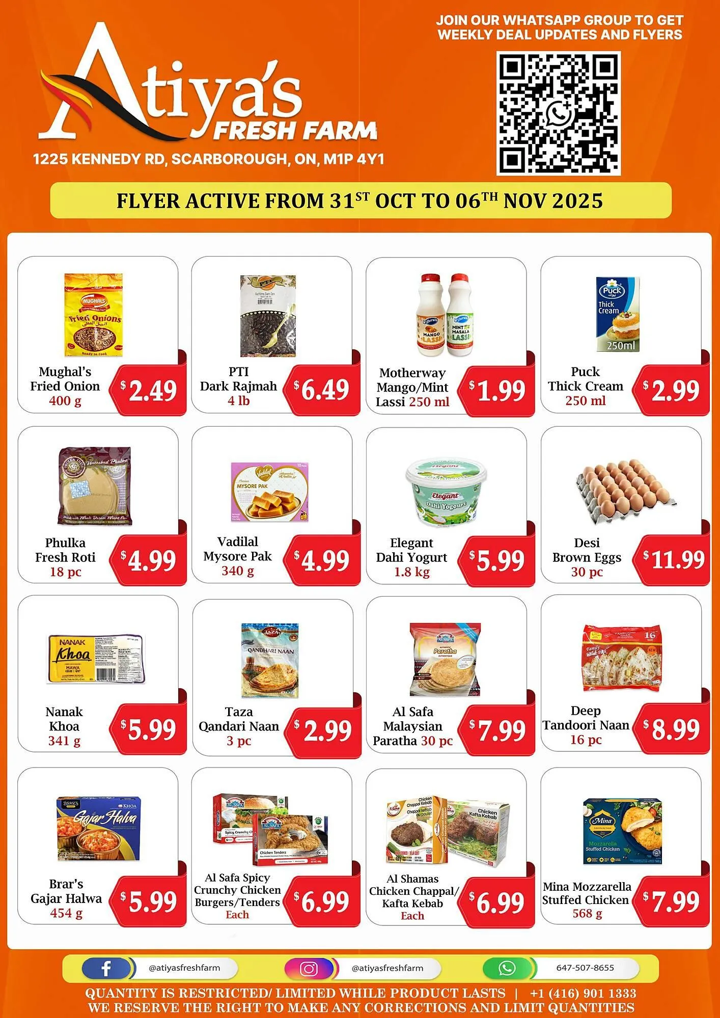 Atiya's Fresh Farm flyer from October 31 to November 6 2025 - flyer page 3