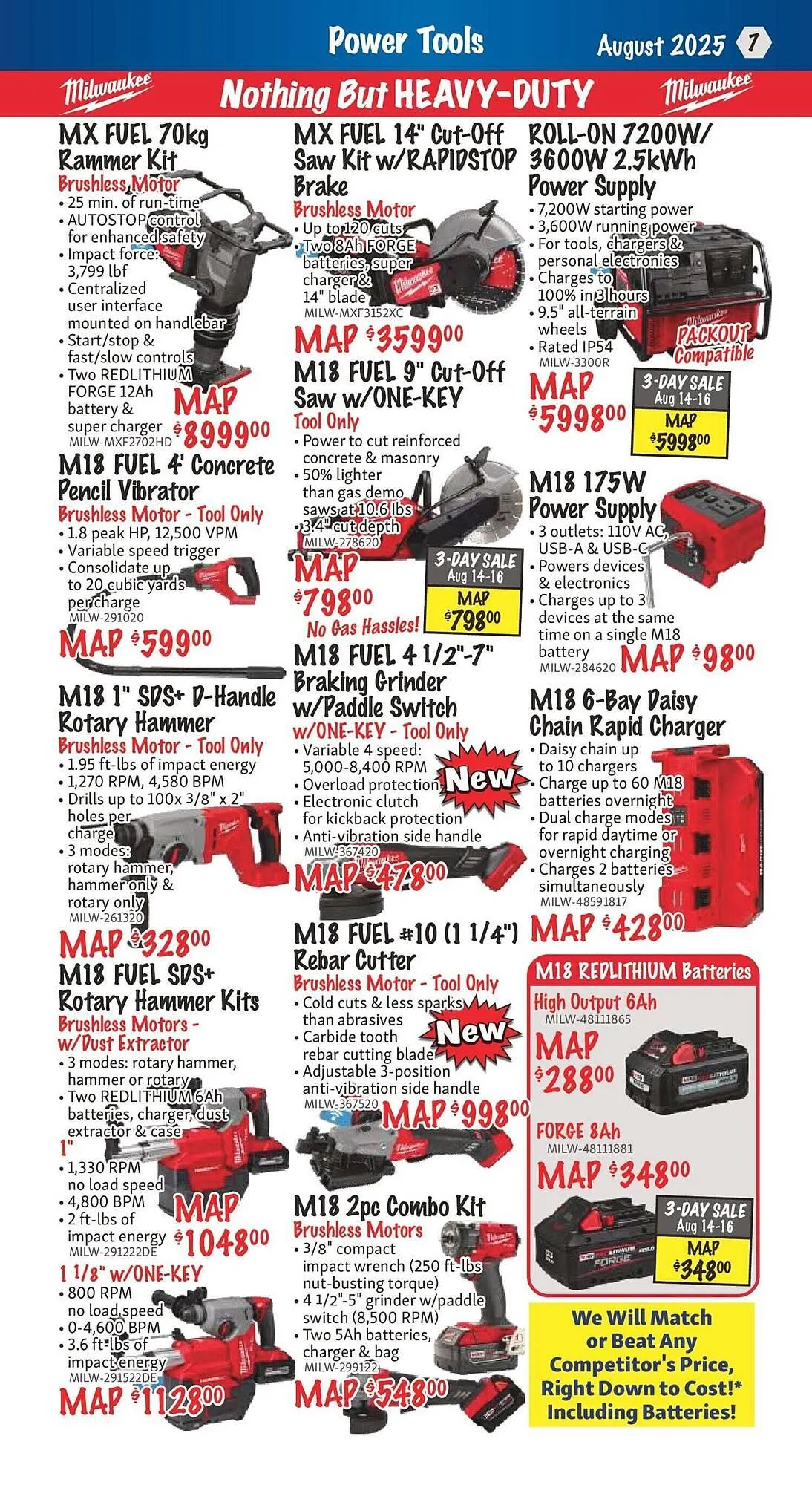 KMS Tools flyer from August 1 to August 8 2025 - flyer page 7