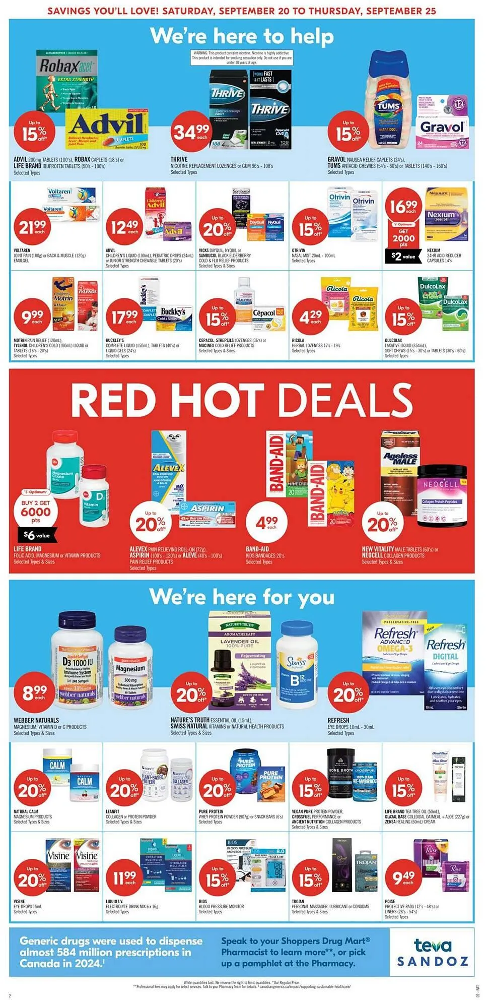 Shoppers Drug Mart flyer from September 18 to September 22 2025 - flyer page 6
