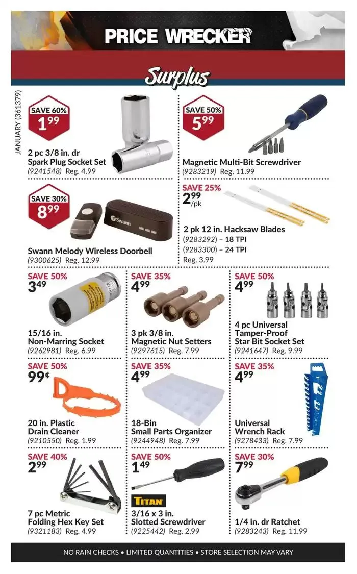 Price Wrecker from January 1 to January 31 2025 - flyer page 16
