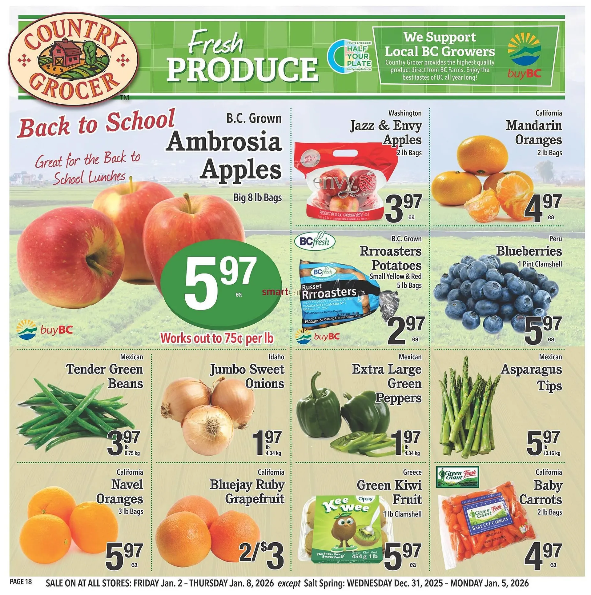Country Grocer flyer from January 2 to January 8 2026 - flyer page 18