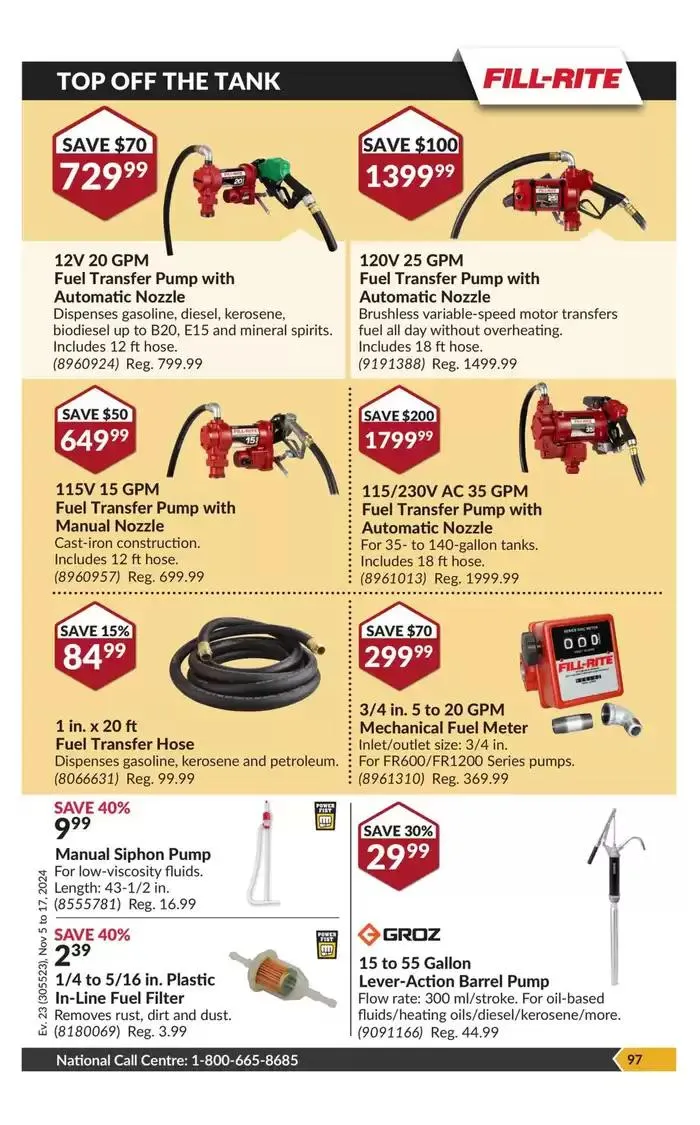 National Sale from November 5 to November 17 2024 - flyer page 101