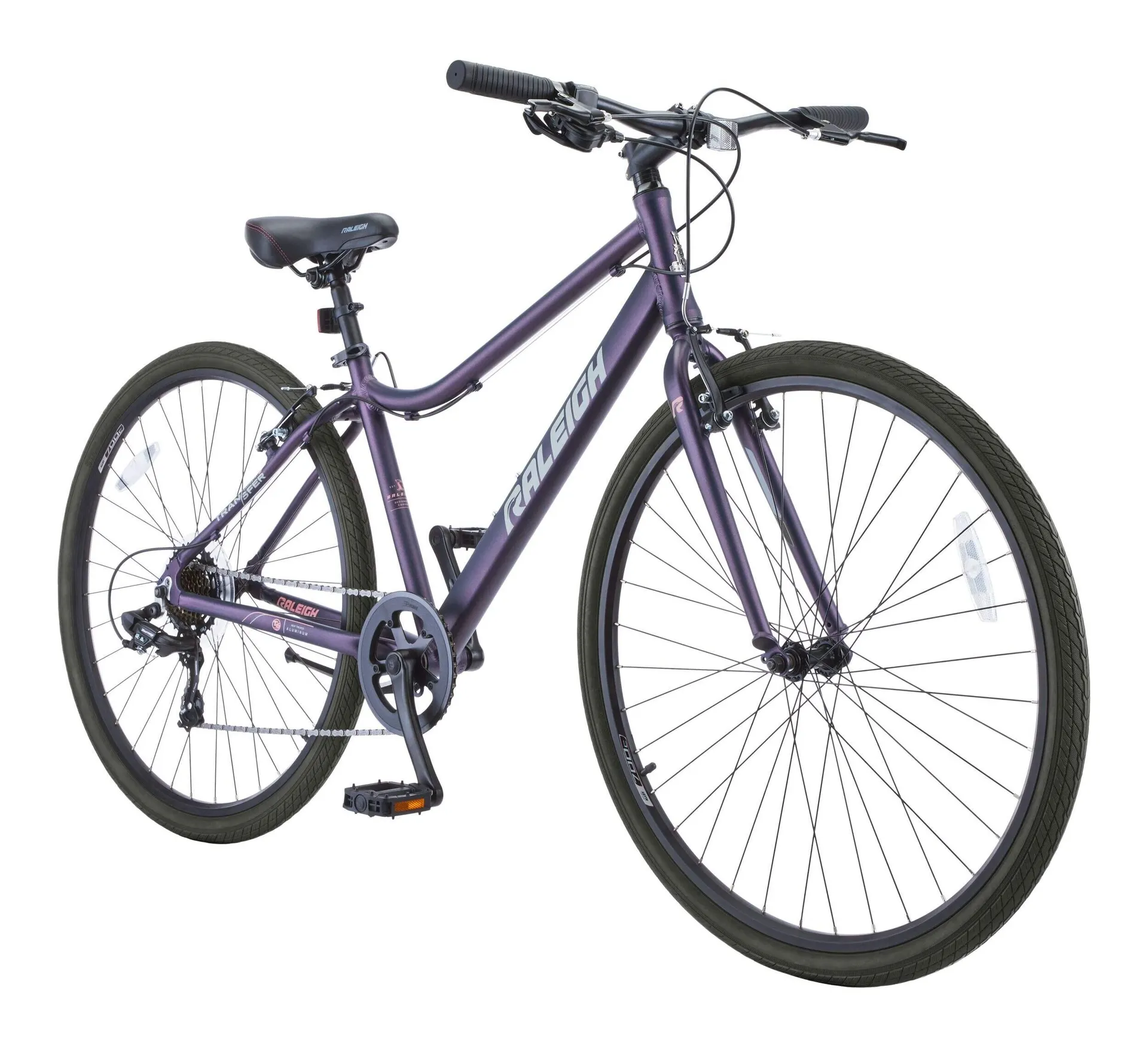 Raleigh Entourage City Bike, Aluminum Frame, 700C, Purple