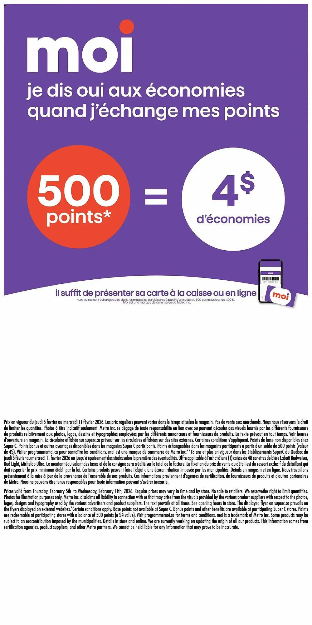 Super C flyer from February 5 to February 12 2026 - flyer page 15