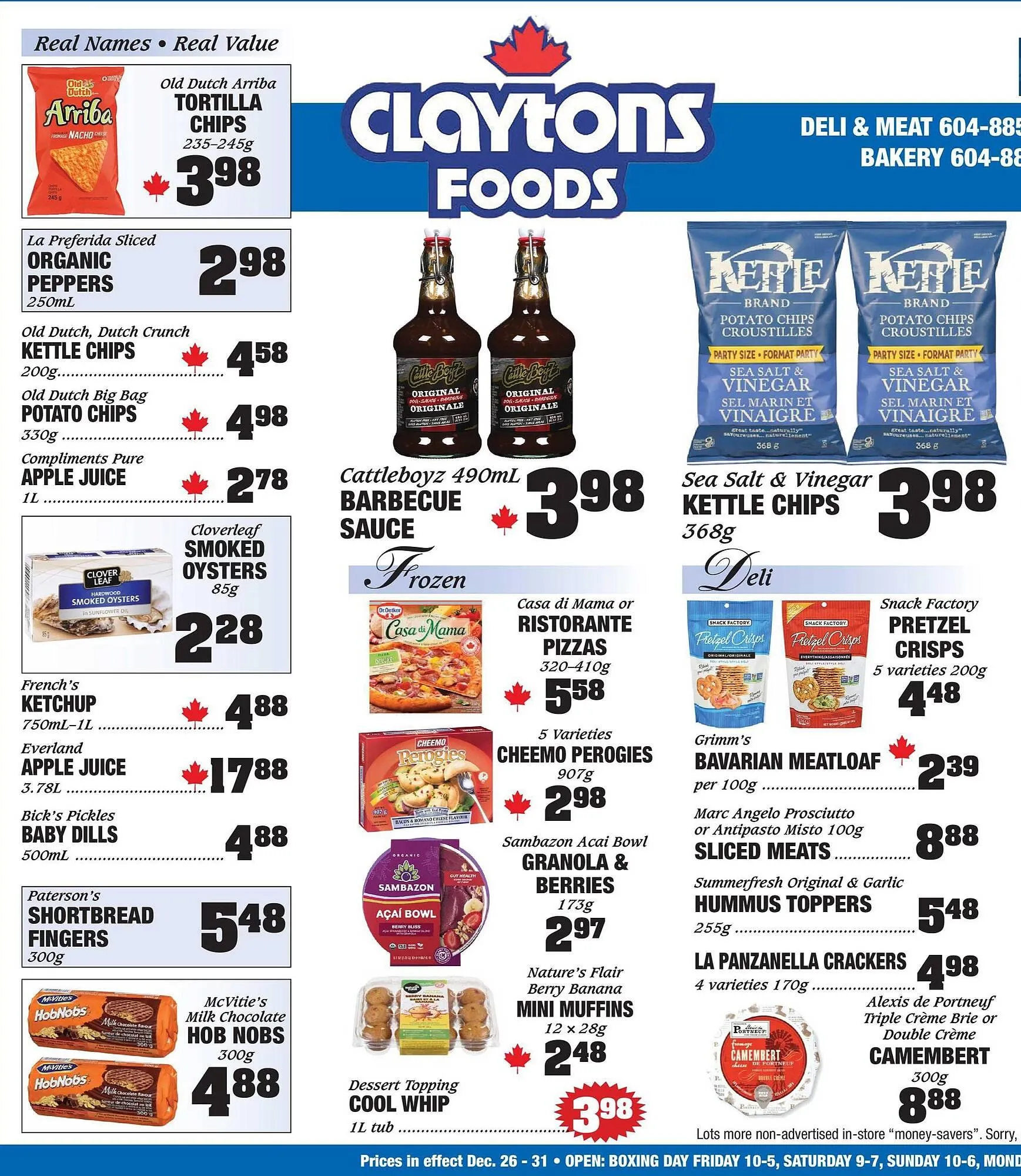 Claytons Heritage Market flyer from December 26 to December 31 2025 - flyer page 2