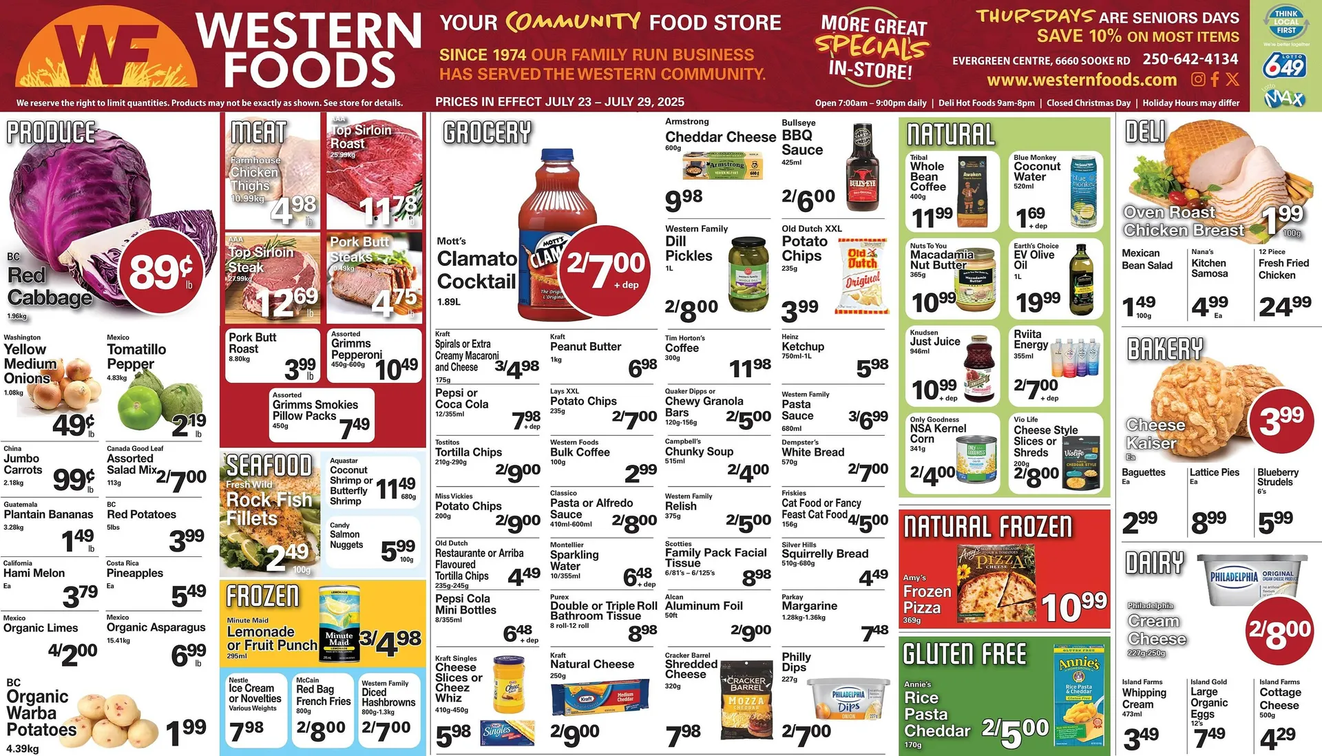 Western Foods flyer - 1