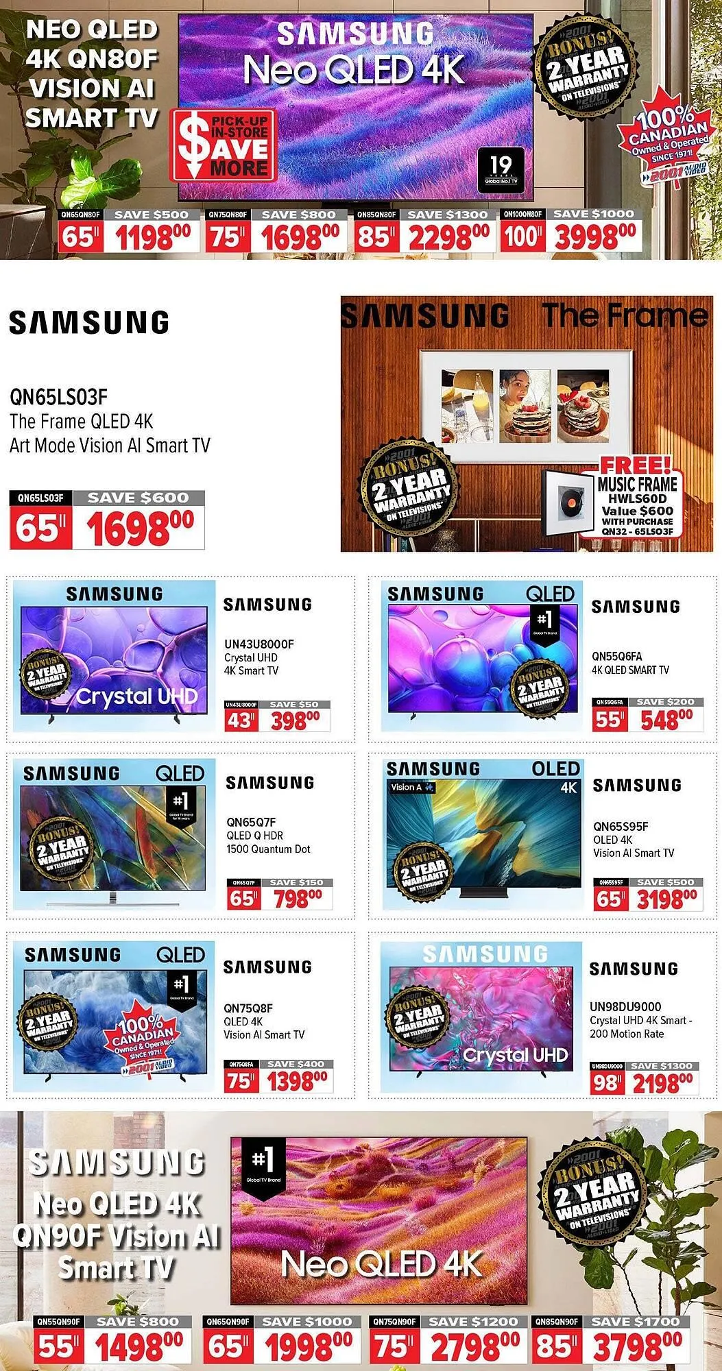 2001 Audio Video flyer from January 30 to February 6 2026 - flyer page 3