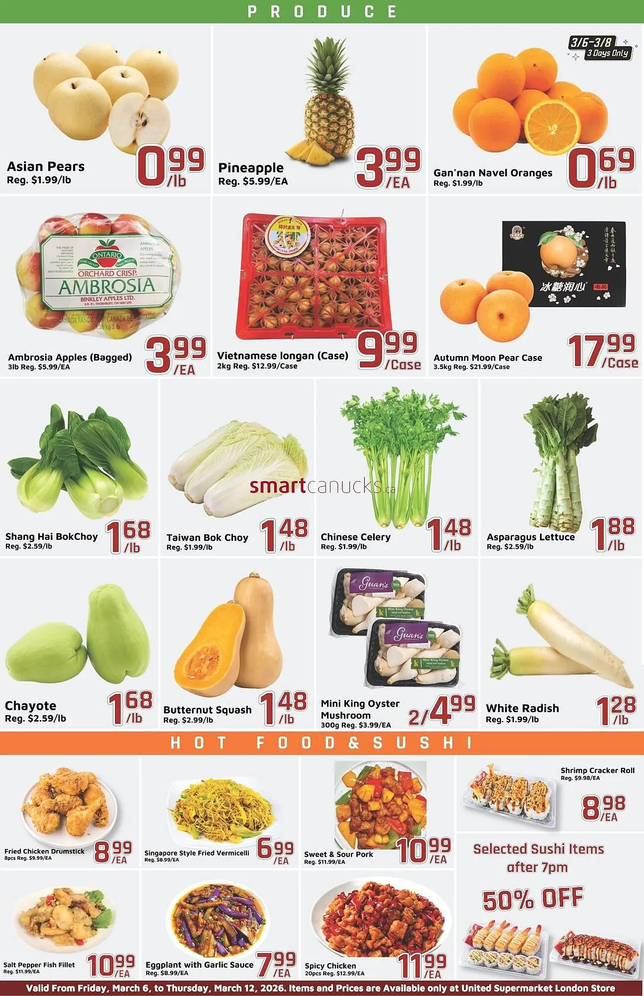 United Supermarket flyer from March 6 to March 12 2026 - flyer page 3