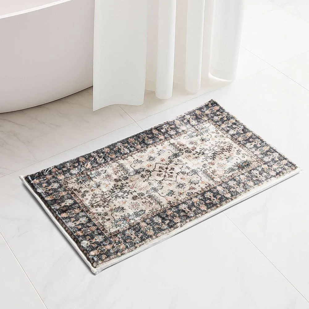 Harman Cilantro 'Bardot' Memory Foam Bath Mat (Grey)