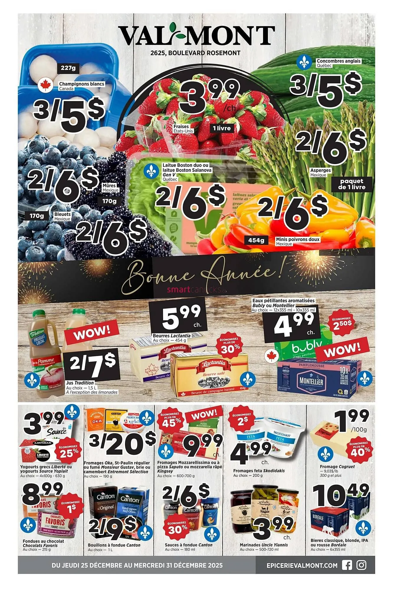 Val-Mont flyer from December 25 to December 31 2025 - flyer page 1